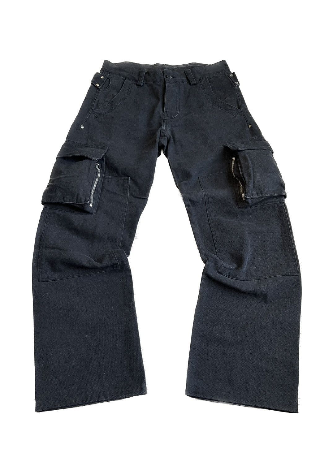 image of Vintage Y2K Junya Watanabe Inspired Carpenter Cargo Pants in Black, Men's (Size 32)