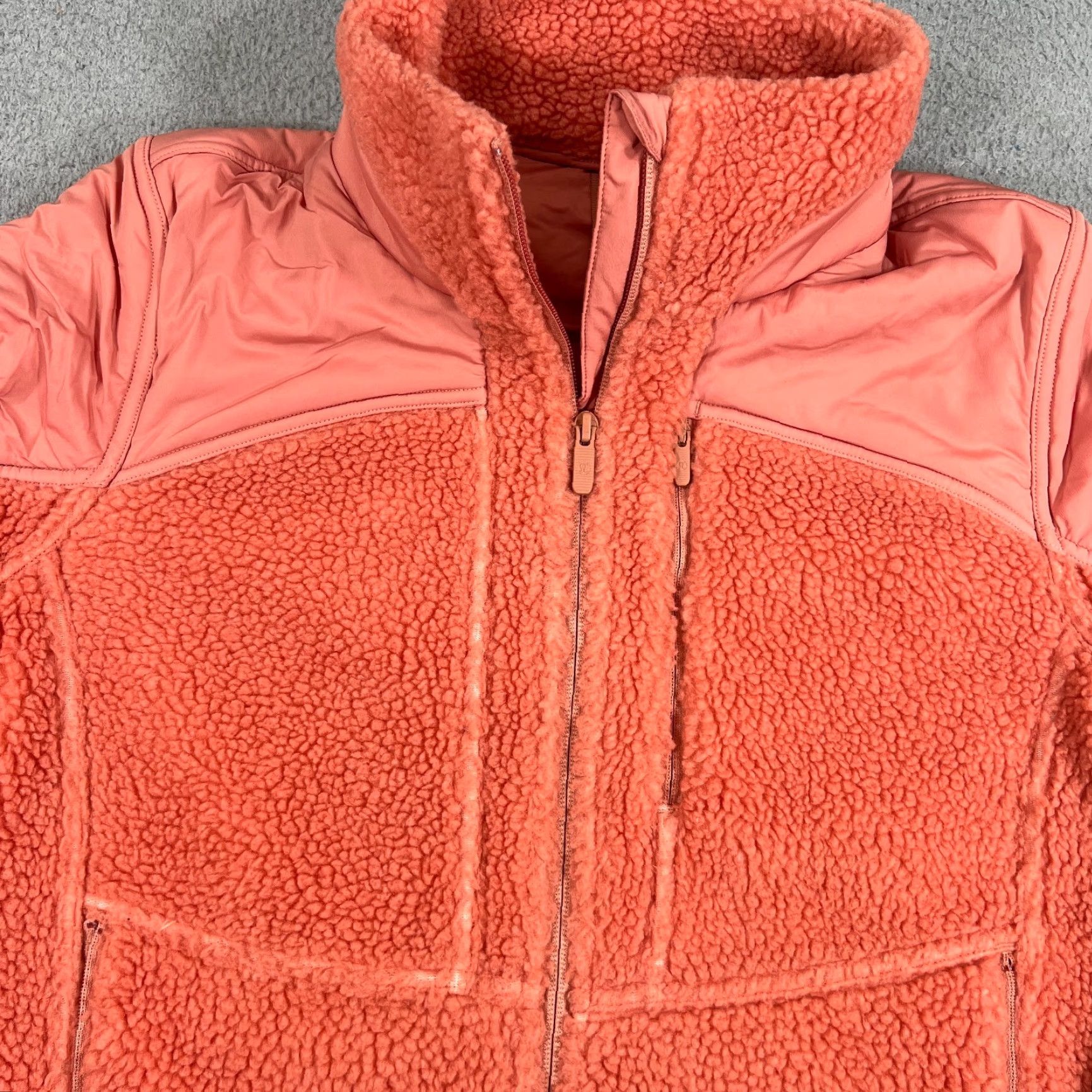 Lululemon Lululemon Textured Fleece Full Zip Jacket Pink Size 8 Womens Size M / US 6-8 / IT 42-44 - 3 Thumbnail