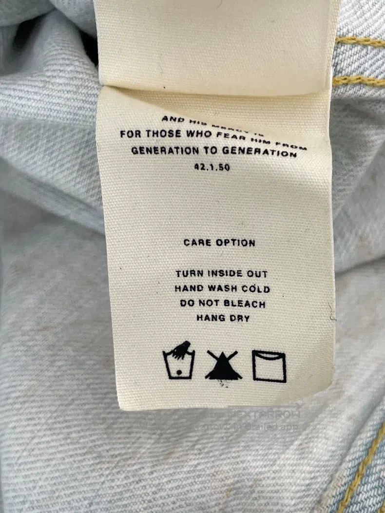 Fear of God Fear of God Splashed denim jacket Size US S / EU 44-46 / 1 - 6 Thumbnail