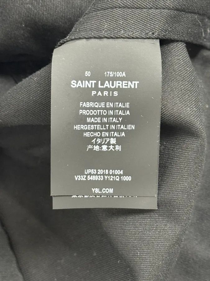 Saint Laurent Paris AW2018 Saint Laurent Black Laced Jacket Size US M / EU 48-50 / 2 - 12 Thumbnail