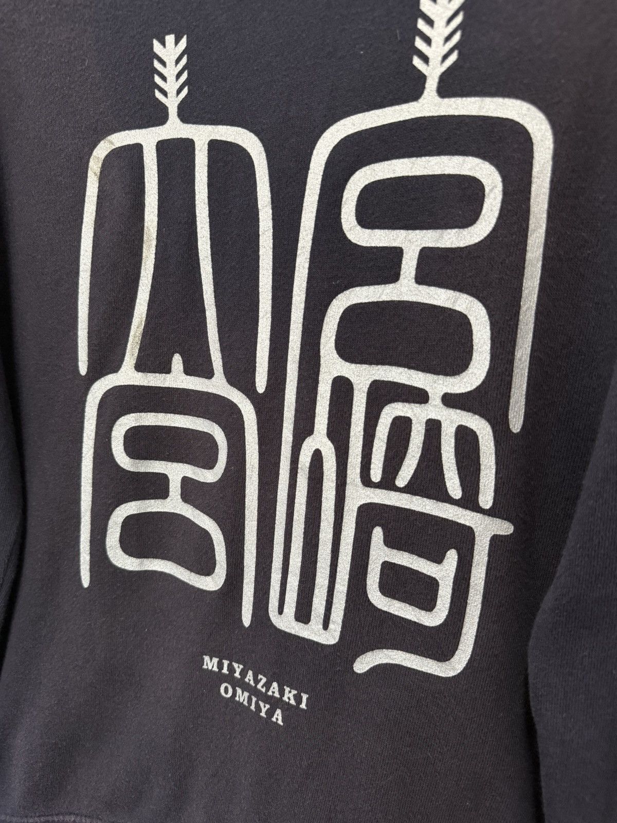 Public School 🔥 Sunfaded Japanese Miyazaki Omiya High School Hoodie - S Size US XS / EU 42 / 0 - 11 Thumbnail