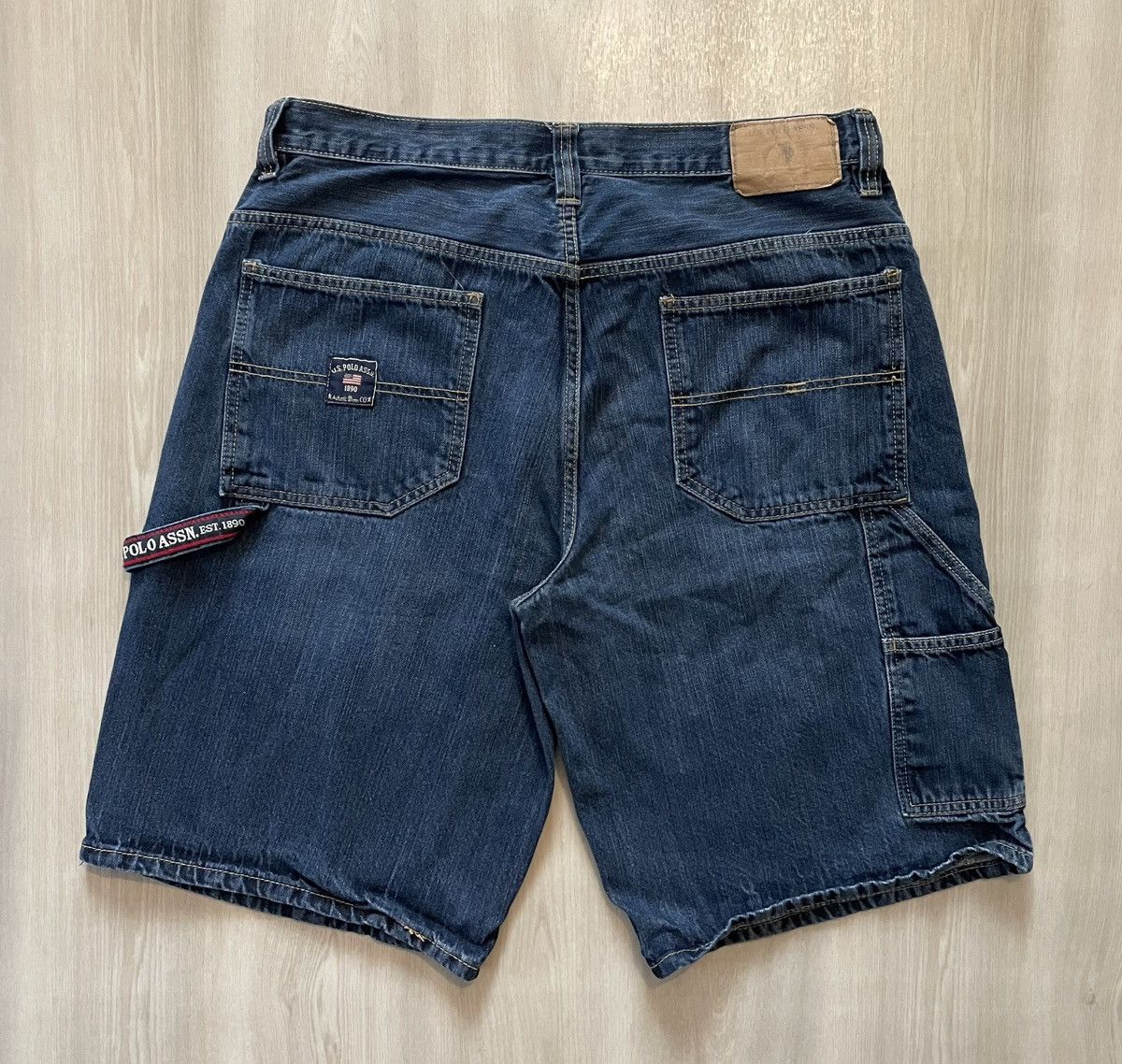 U.S. Polo Assn. Vintage US Polo Assn Shorts Size 36 Skater Baggy Wide Leg Size US 36 / EU 52 - 1 Thumbnail