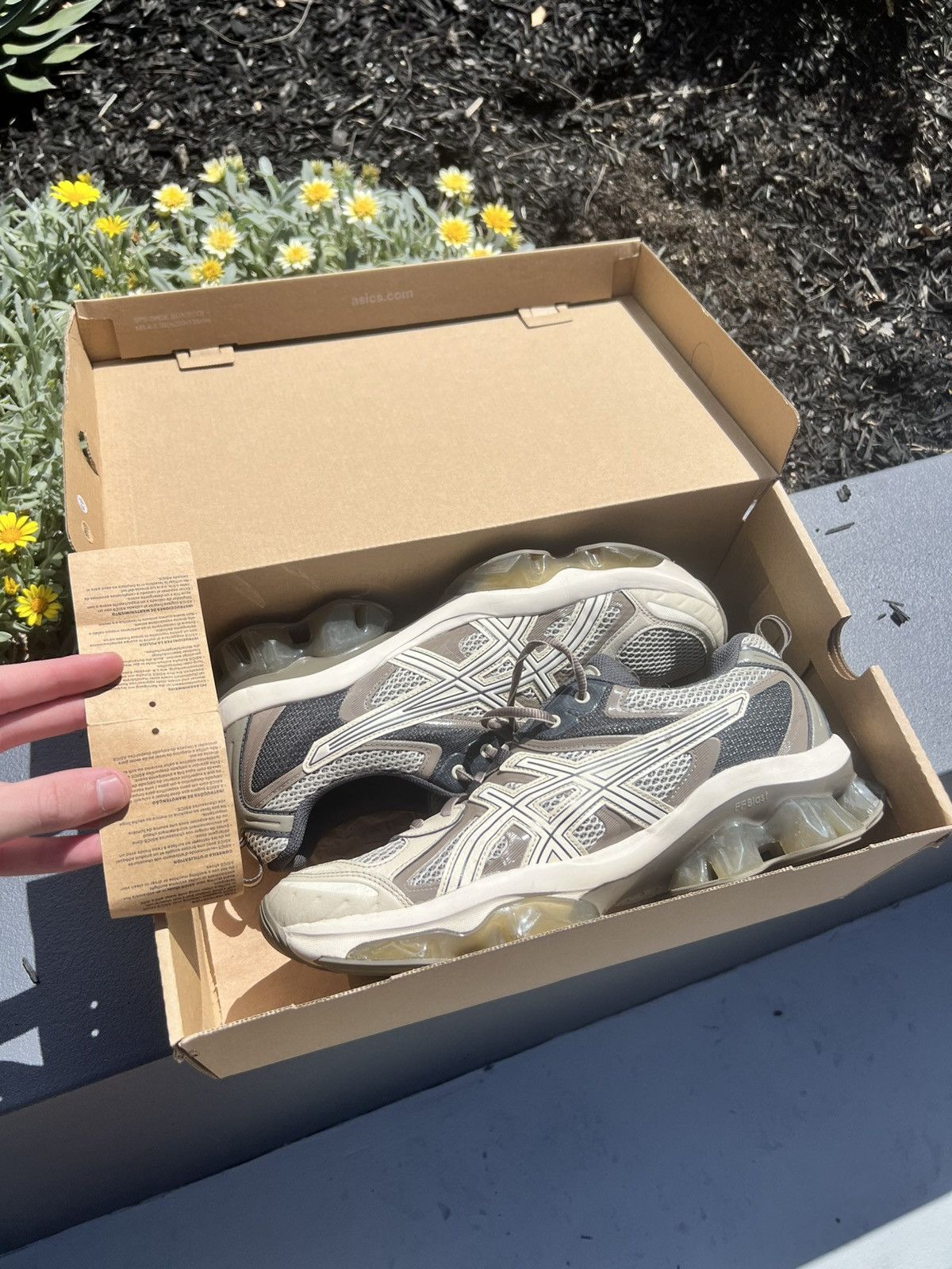 Asics Asics Gel Quantum Kinetic ‘Birch Dark Tuape’ (Barely Used) Size US 13 / EU 46 - 9 Thumbnail