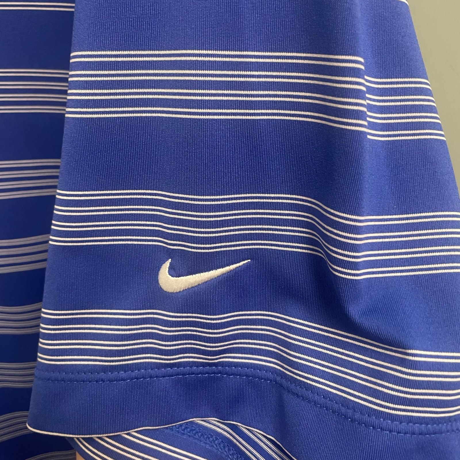 Nike Nike Golf Tour Performance Mens XXL Blue White Striped Size US XXL / EU 58 / 5 - 3 Thumbnail