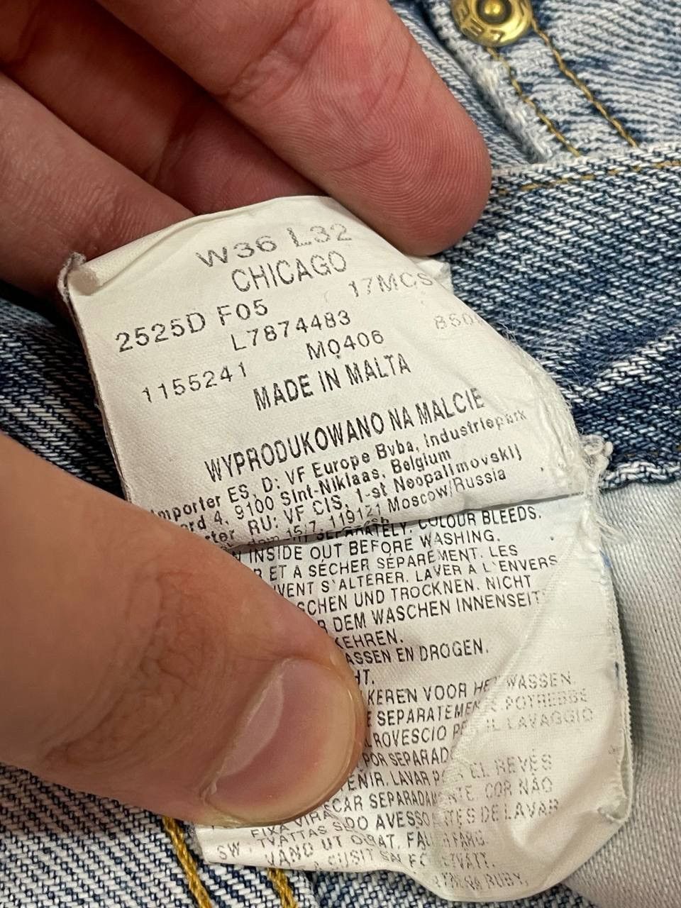 Lee True Vintage Lee Jeans Denim Pants Size US 36 / EU 52 - 11 Thumbnail