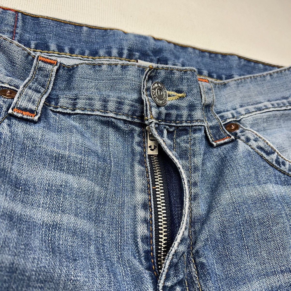 True Religion True Religion Jeans Blue Straight Flap Denim Ricky Washed Size US 36 / EU 52 - 8 Thumbnail