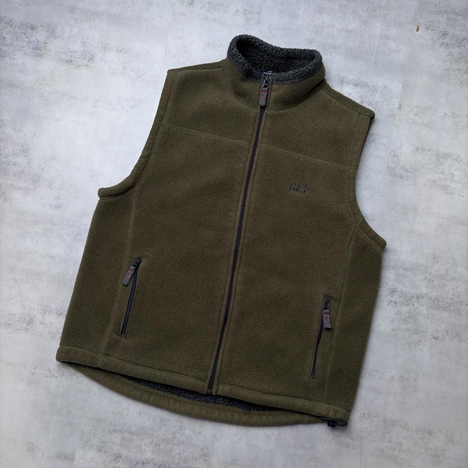 Gap Y2K Brown Gap Grunge Fleece Vest Size US XS / EU 42 / 0 - 3 Thumbnail