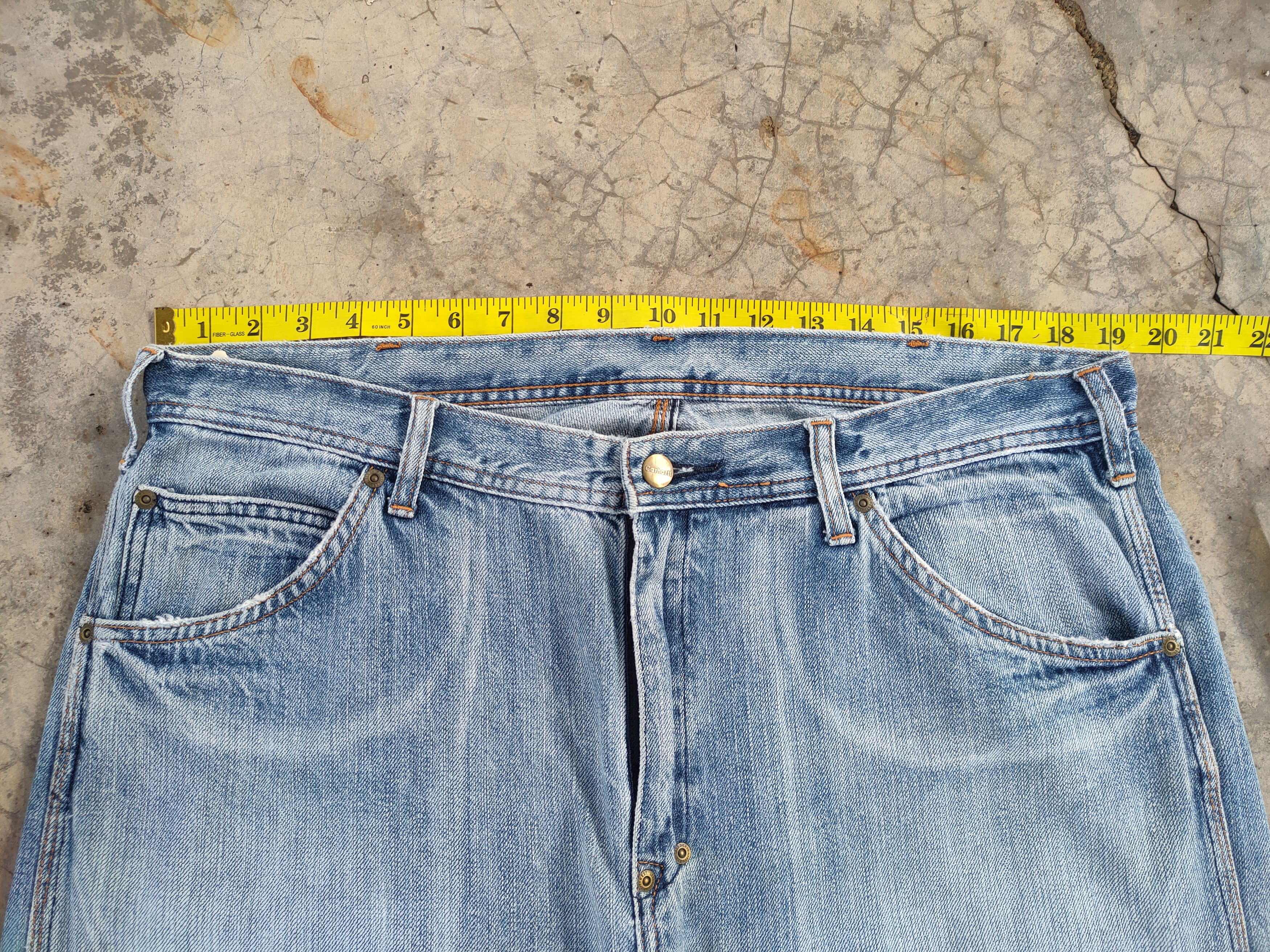Carhartt VINTAGE CARHARTT CARPENTER FADED JEANS DENIM PANTS Size US 38 / EU 54 - 6 Thumbnail