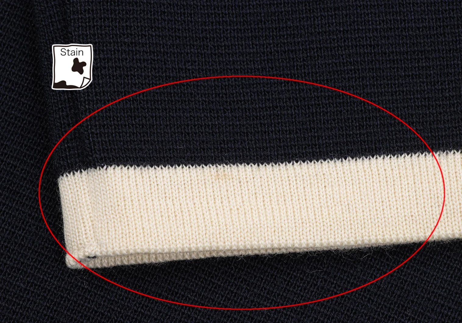 Yohji Yamamoto Yohji Yamamoto Bi-Color Line High Neck Knit Size US M / EU 48-50 / 2 - 5 Thumbnail