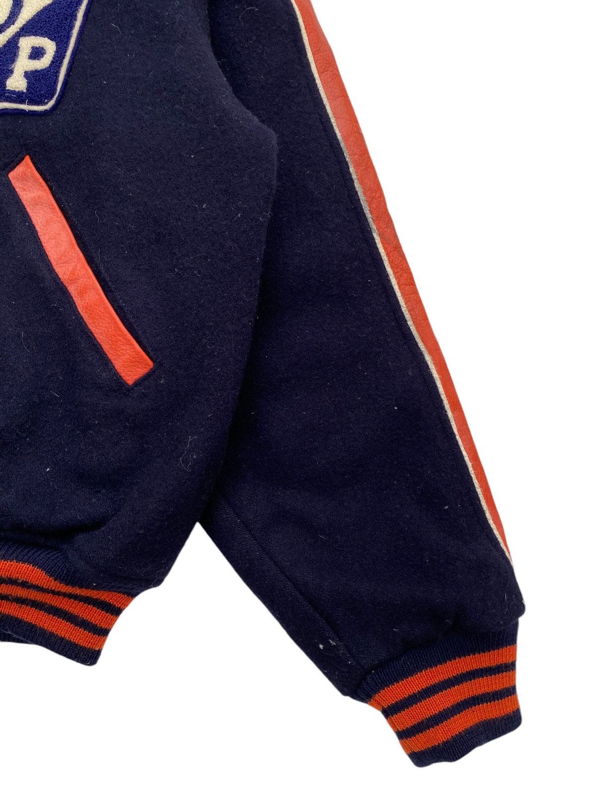 Vintage Vtg 80s BOP Varsity Wool Jacket Size US L / EU 52-54 / 3 - 6 Thumbnail