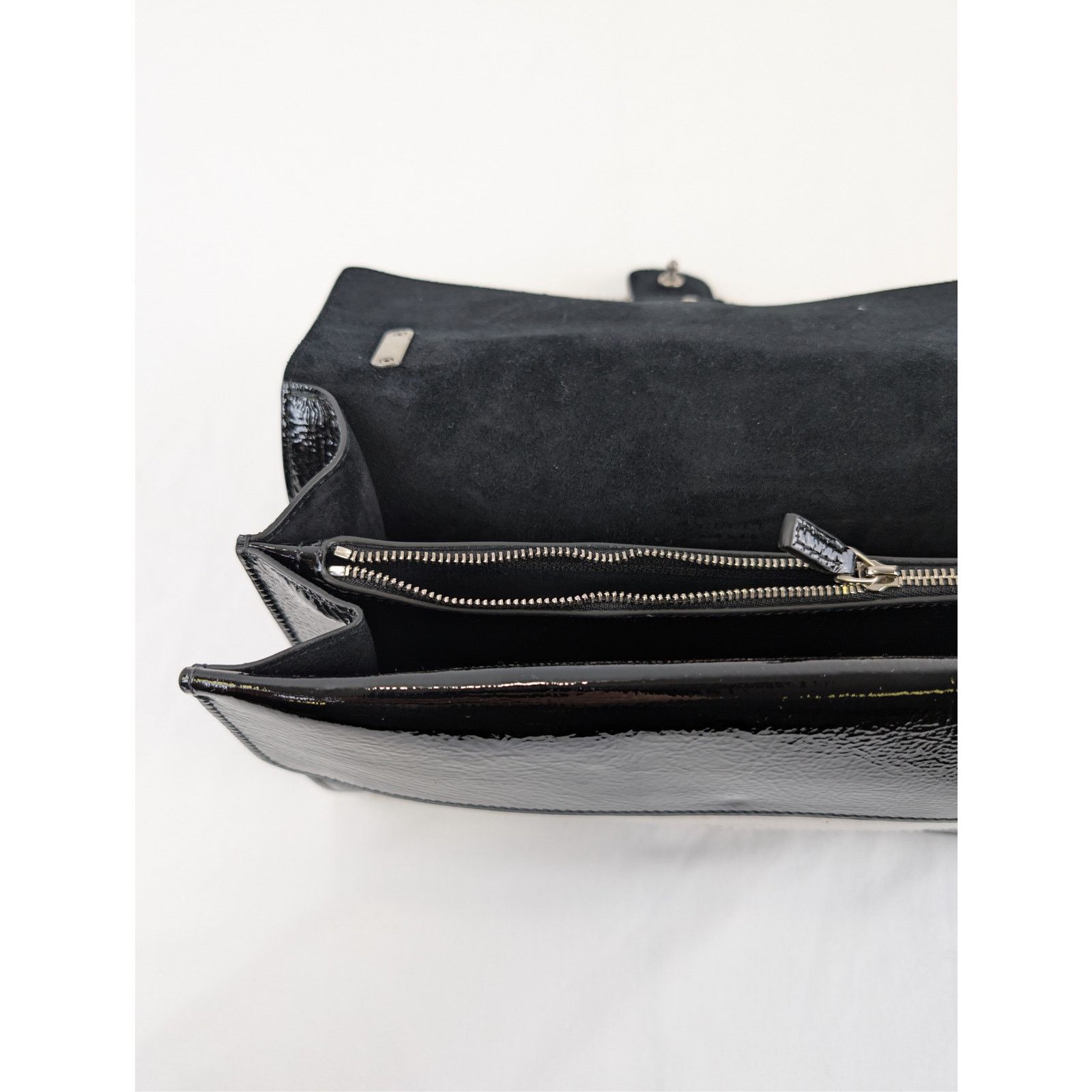 Gucci o1rshd1 Dionysus Shoulder Bag in black Patent Calf Leather Size ONE SIZE - 10 Thumbnail