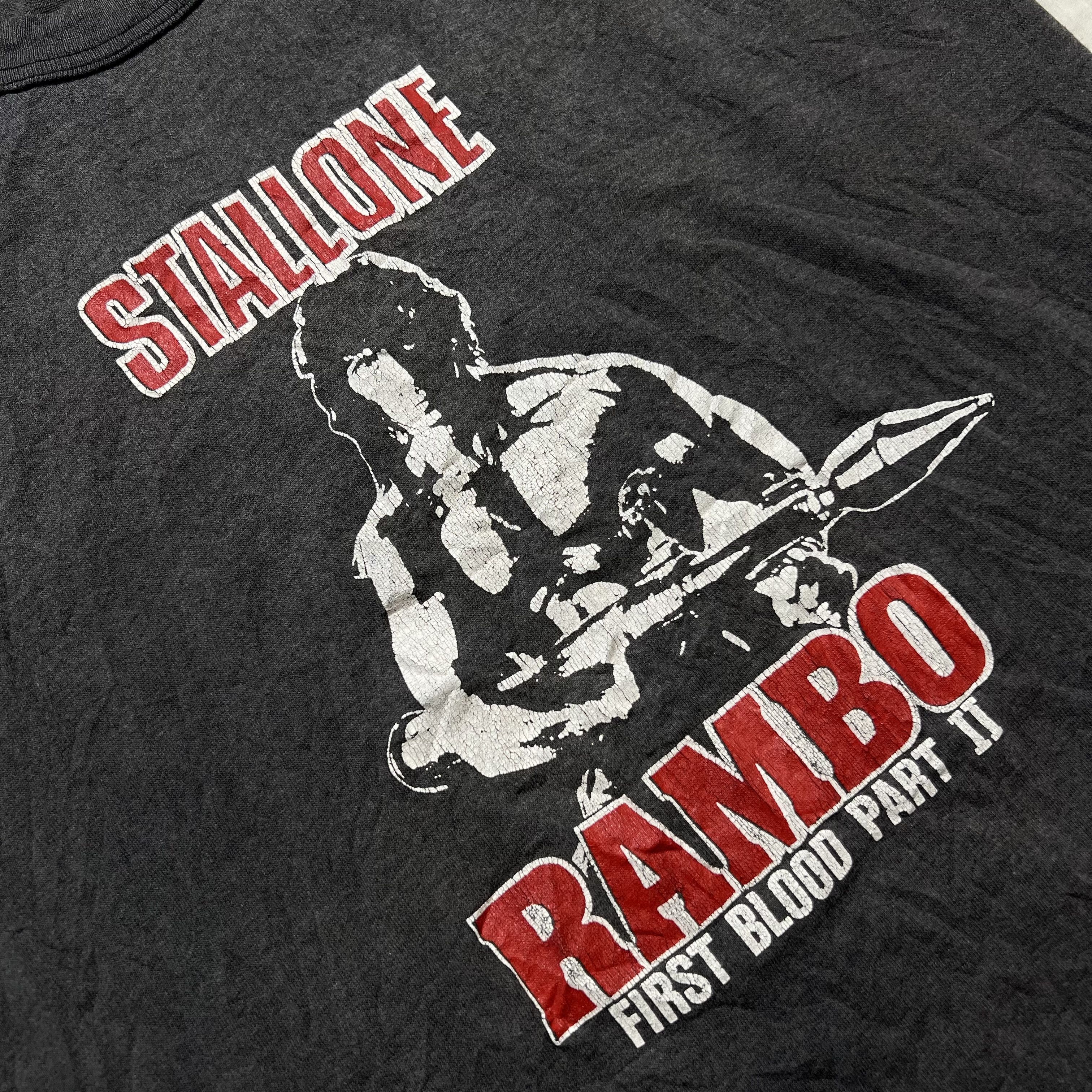 Vintage Vintage 1985 Rambo Promo Tee "First Blood Part 2" Size US L / EU 52-54 / 3 - 3 Thumbnail