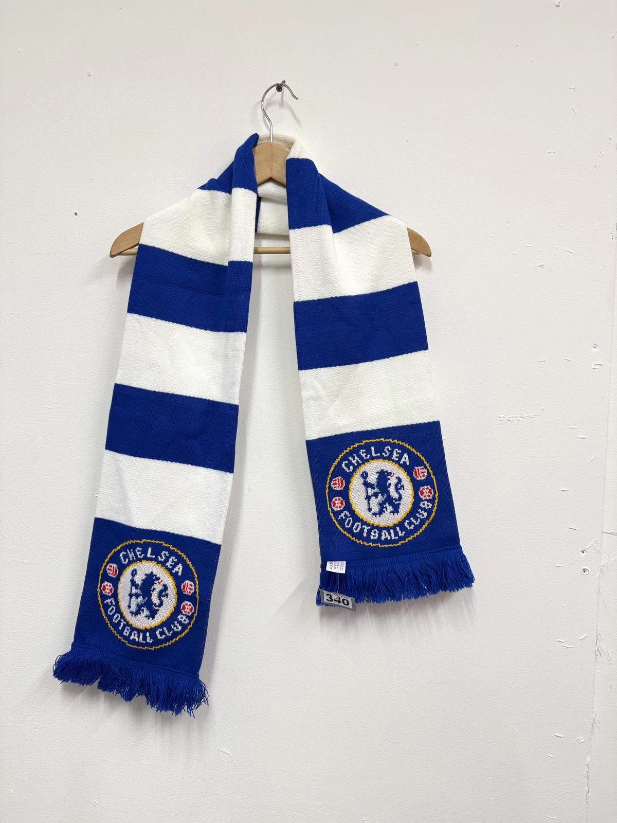 Other Chelsea FC Blue and White Striped Football Scarf Size ONE SIZE - 1 Thumbnail