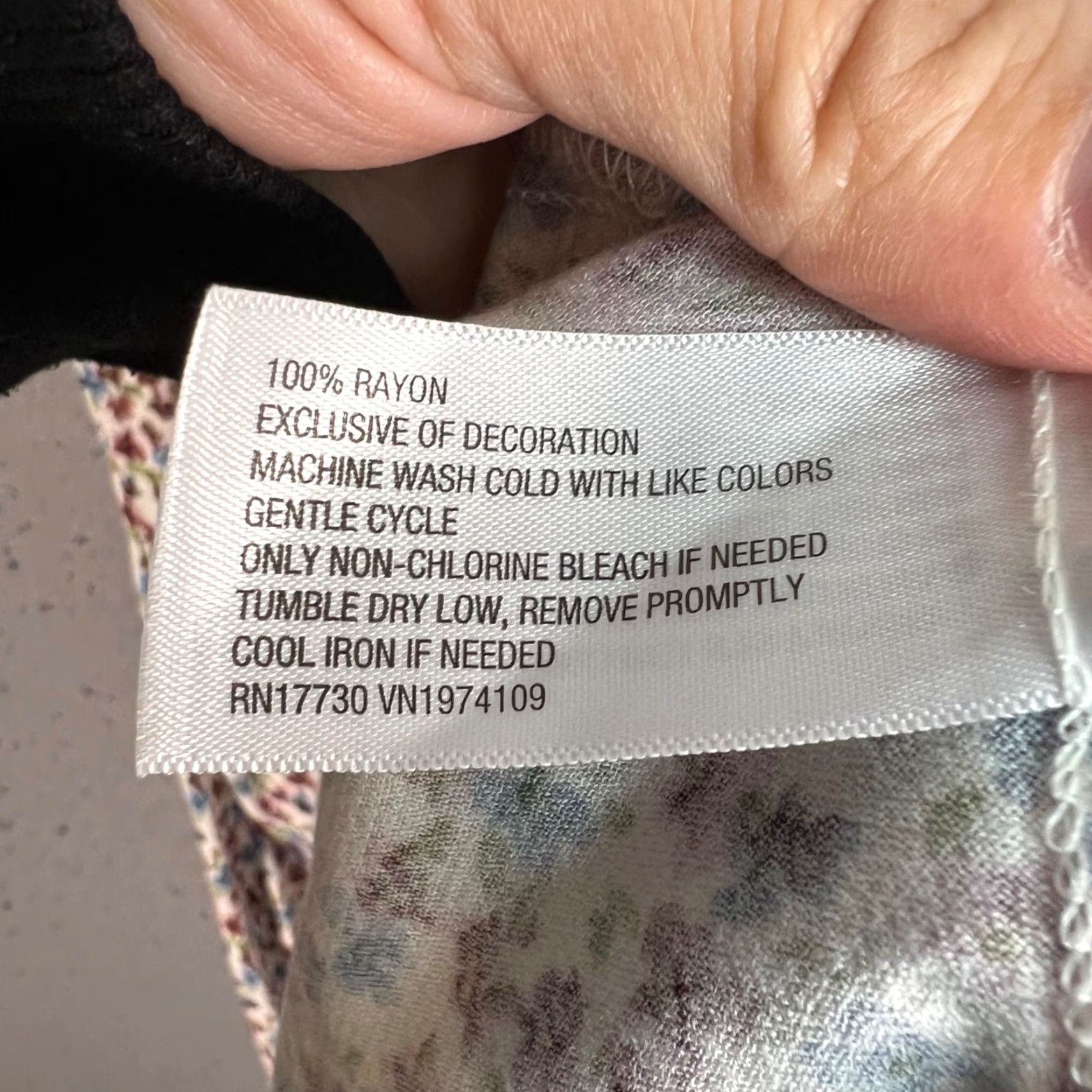 Vintage Wild Fable Dress Small Floral Print Midi White w/ Keyhole Back Womens Size S / US 4 / IT 40 - 4 Thumbnail