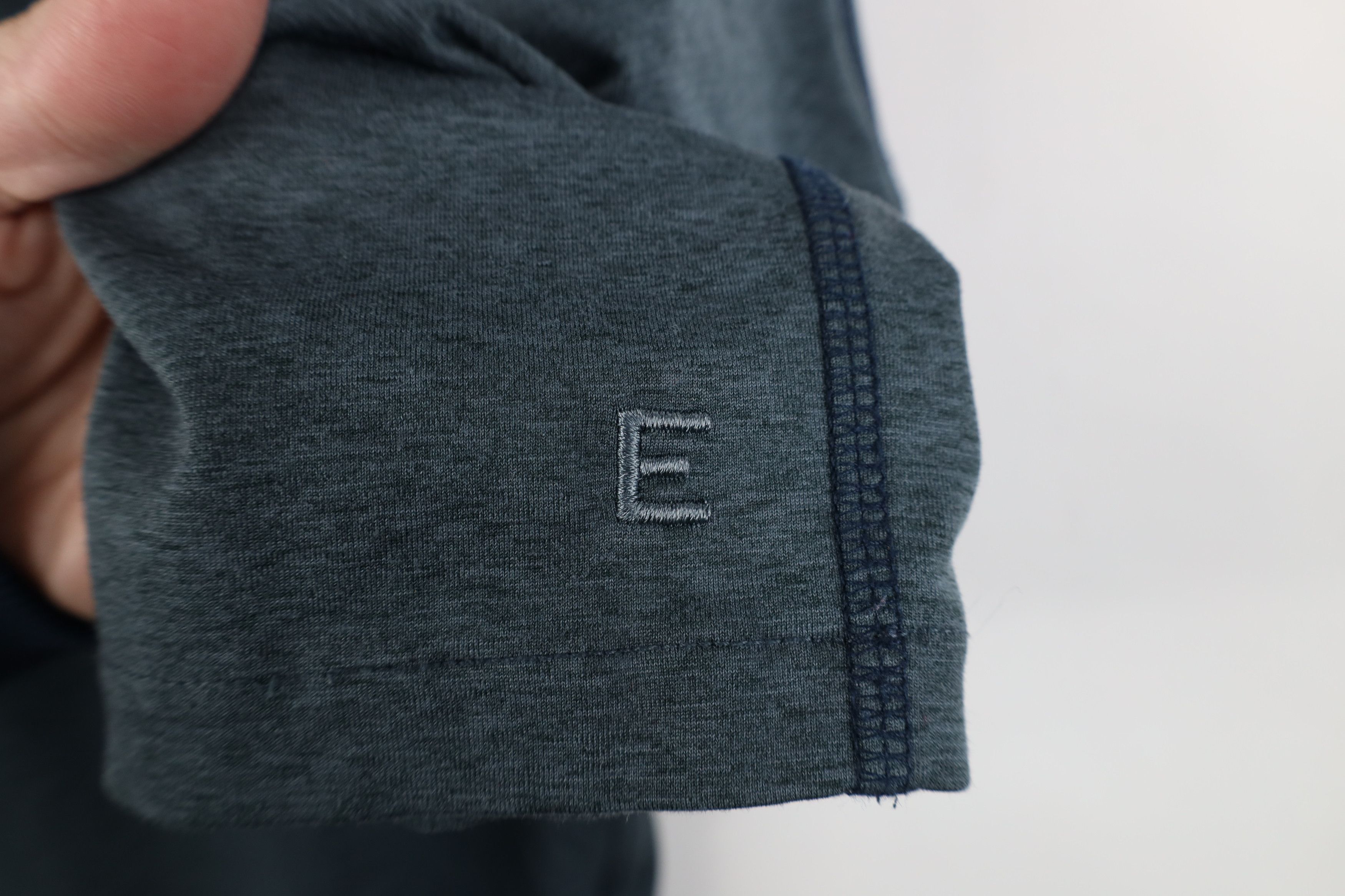 Everlane Everlane Blank Lightweight Jersey Knit Hoodie Heather Blue Size US M / EU 48-50 / 2 - 4 Thumbnail