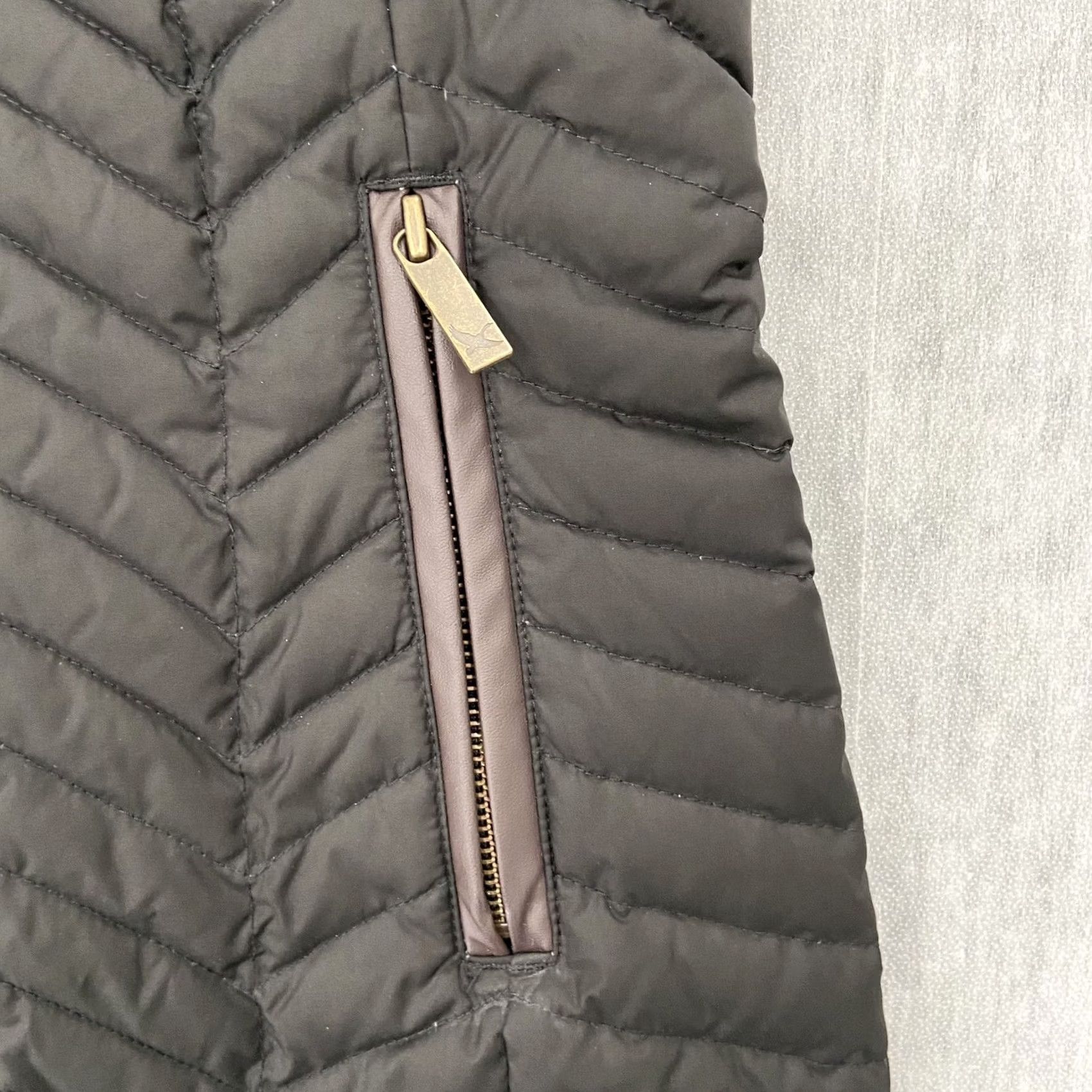 Eddie Bauer Eddie Bauer Jacket Womens Small Black Quilted Goose Down Coat Long Hooded Ladies Size S / US 4 / IT 40 - 7 Thumbnail