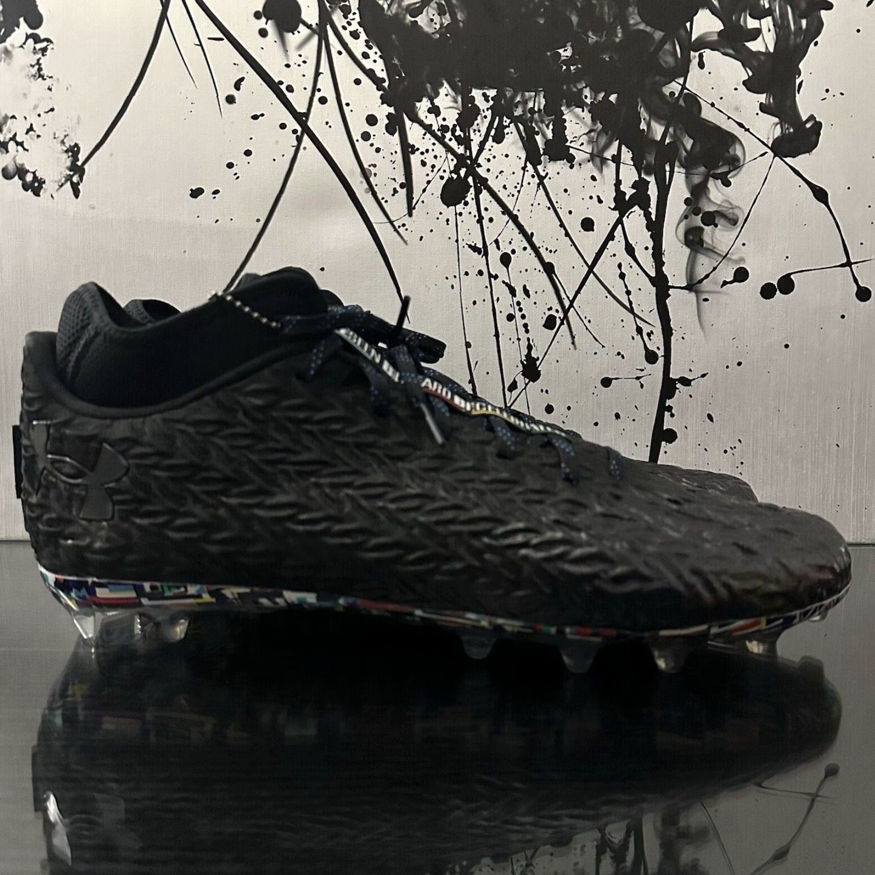 Under Armour Under Armour Spur Spotlight MC Football Cleats Size 15 Black Men's 3027294 Shoes Size US 15 / EU 48 - 2 Thumbnail