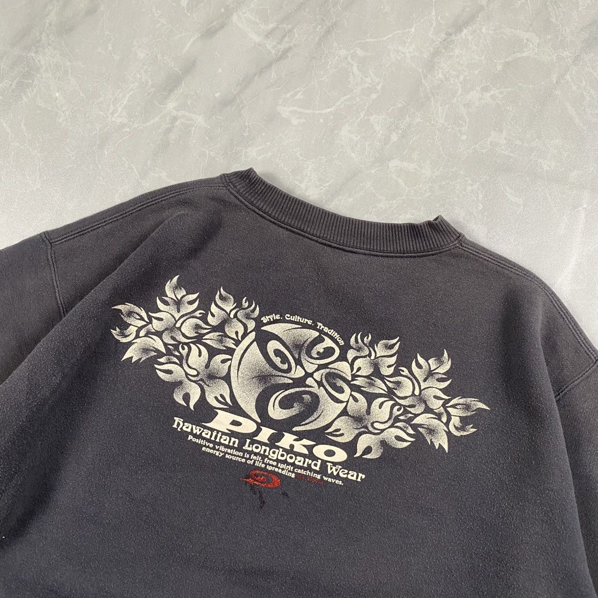 Japanese Brand Vintage y2k Sunfaded Piko Surf Hawaii Boxy Crewneck Size US L / EU 52-54 / 3 - 2 Thumbnail