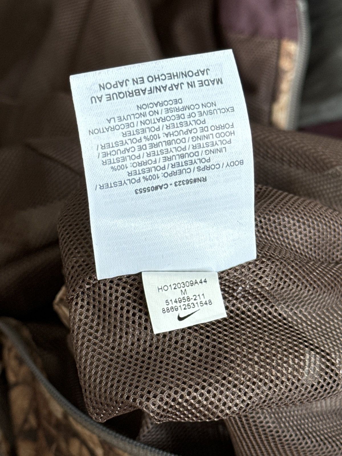 Gyakusou Nike x Undercover Gyakusou Leaf Camo Jacket AW12 Size M / US 6-8 / IT 42-44 - 7 Thumbnail
