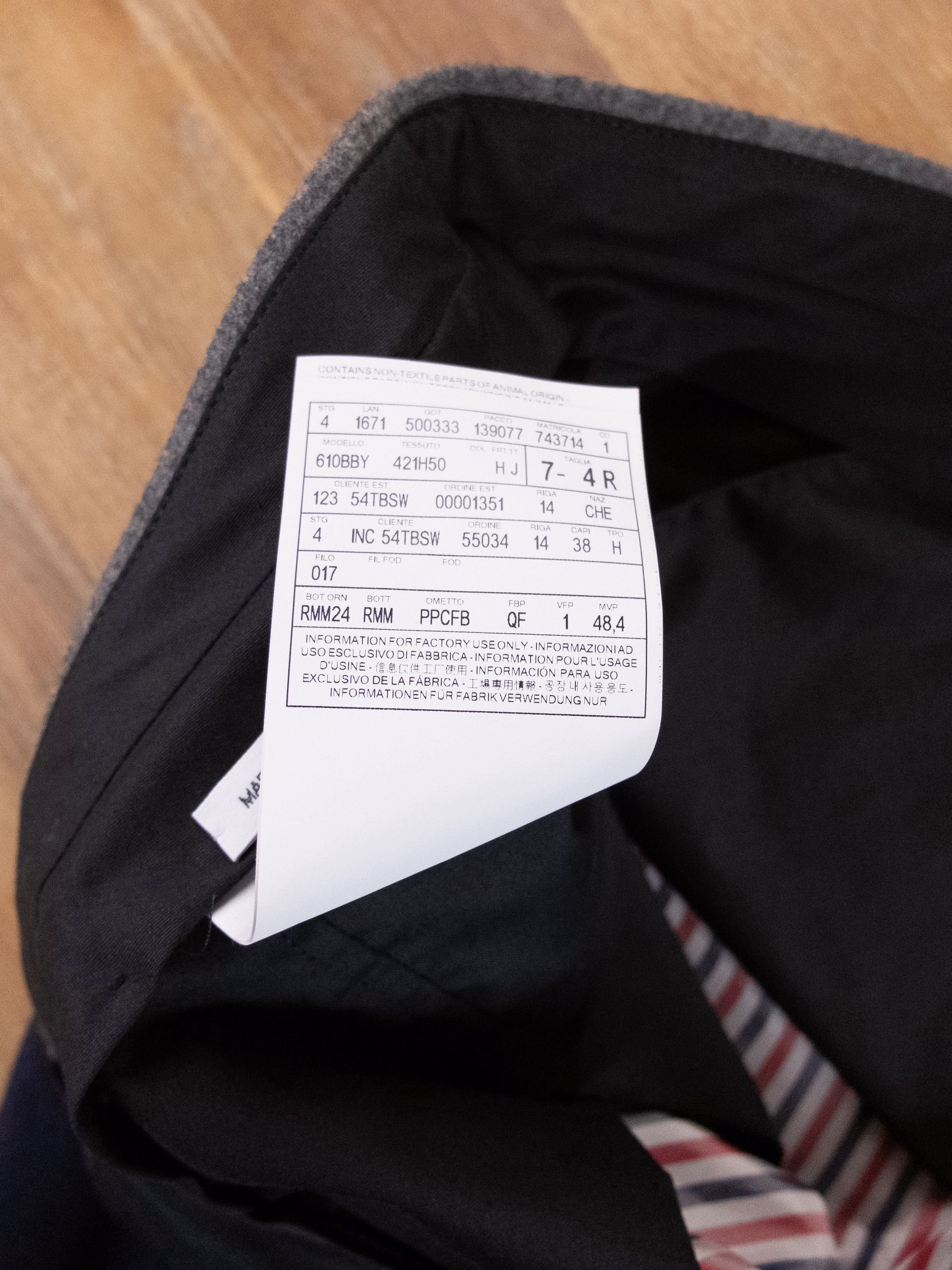 Thom Browne THOM BROWNE blue navy flannel wool pants trousers 4 XL Size US 36 / EU 52 - 11 Thumbnail