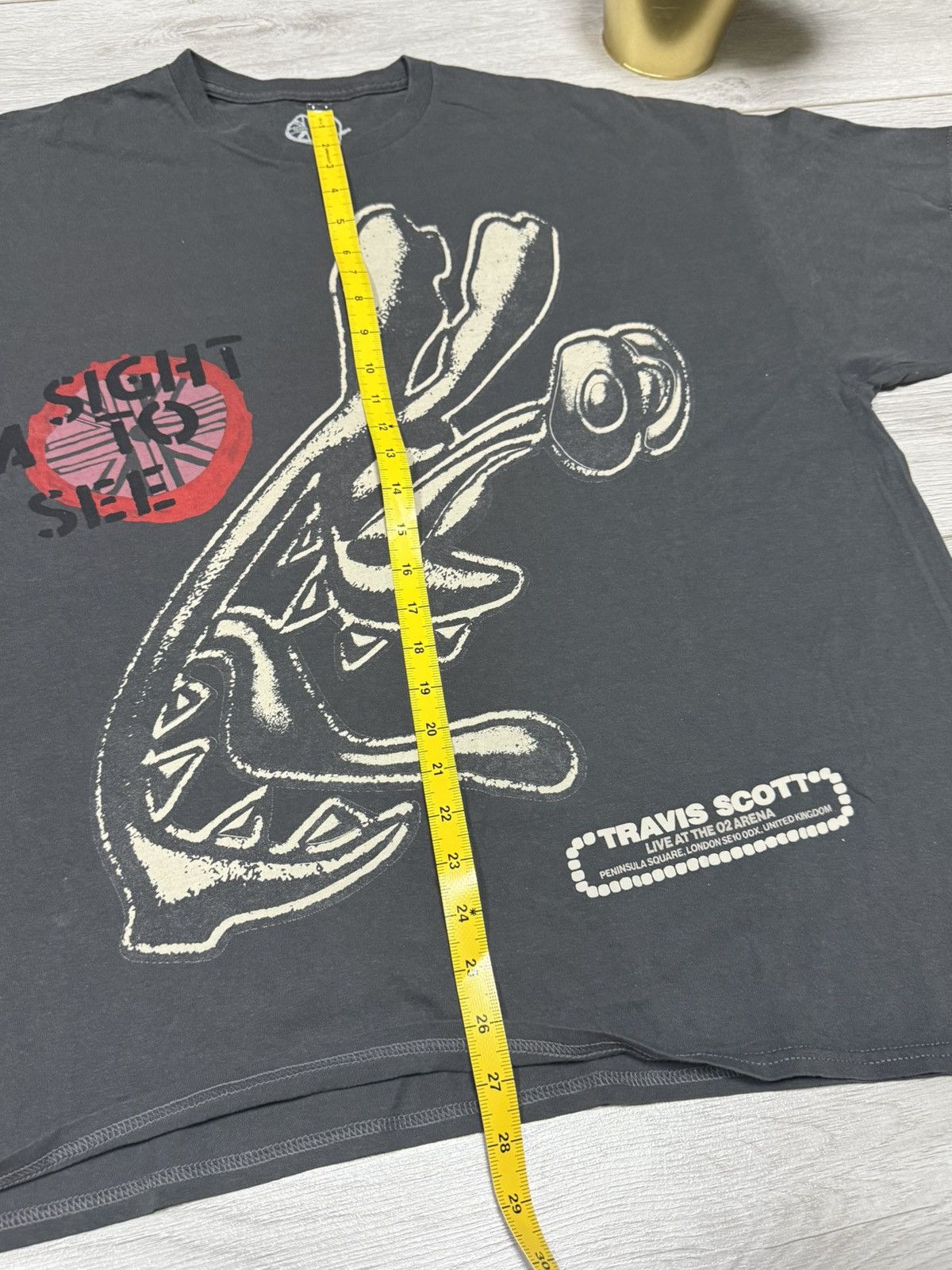 Travis Scott Travis Scott A Sight To See O2 Live Tee Size US XL / EU 56 / 4 - 8 Thumbnail