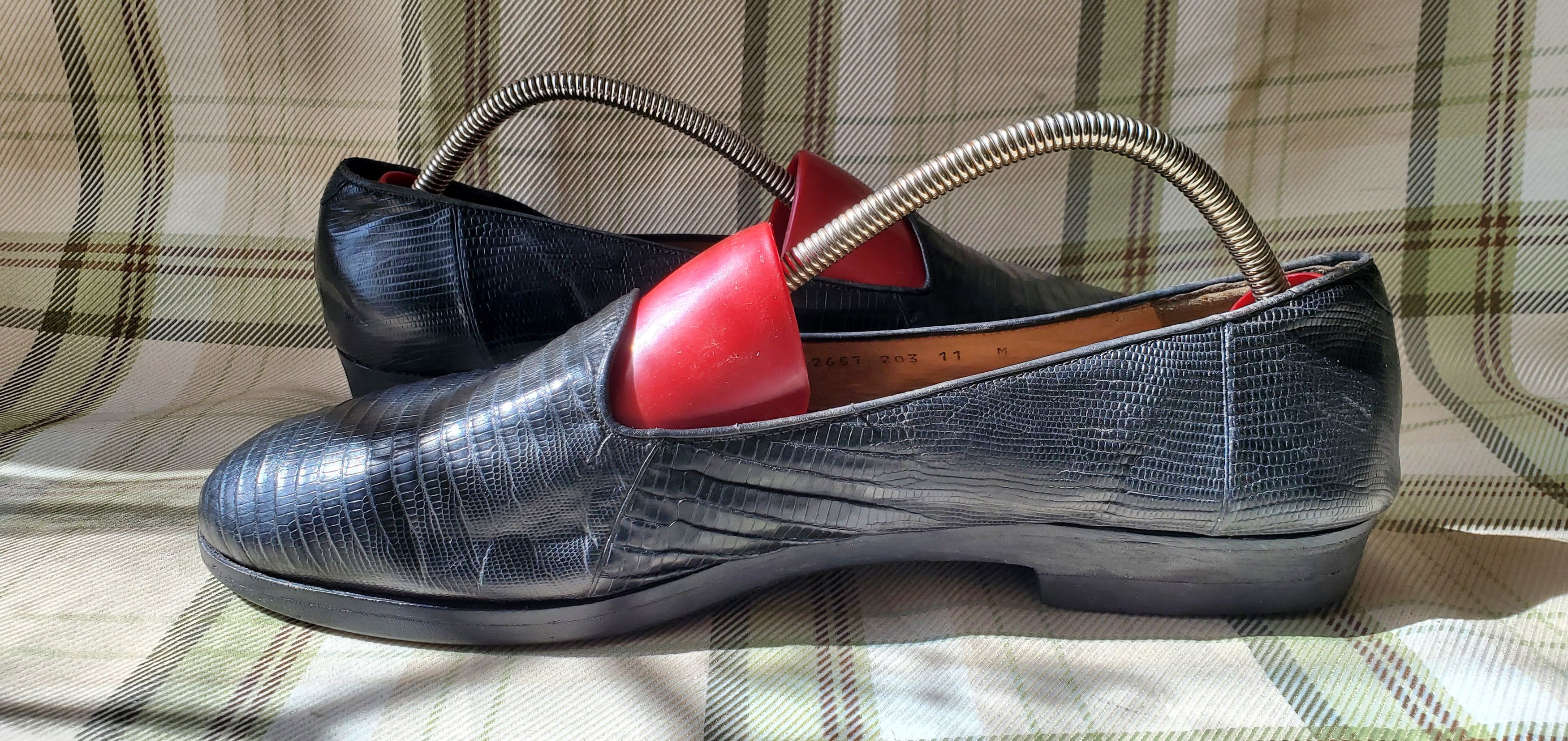 Mauri Mauri Lizard Leather Loafer Shoes Size US 11 / EU 44 - 6 Thumbnail