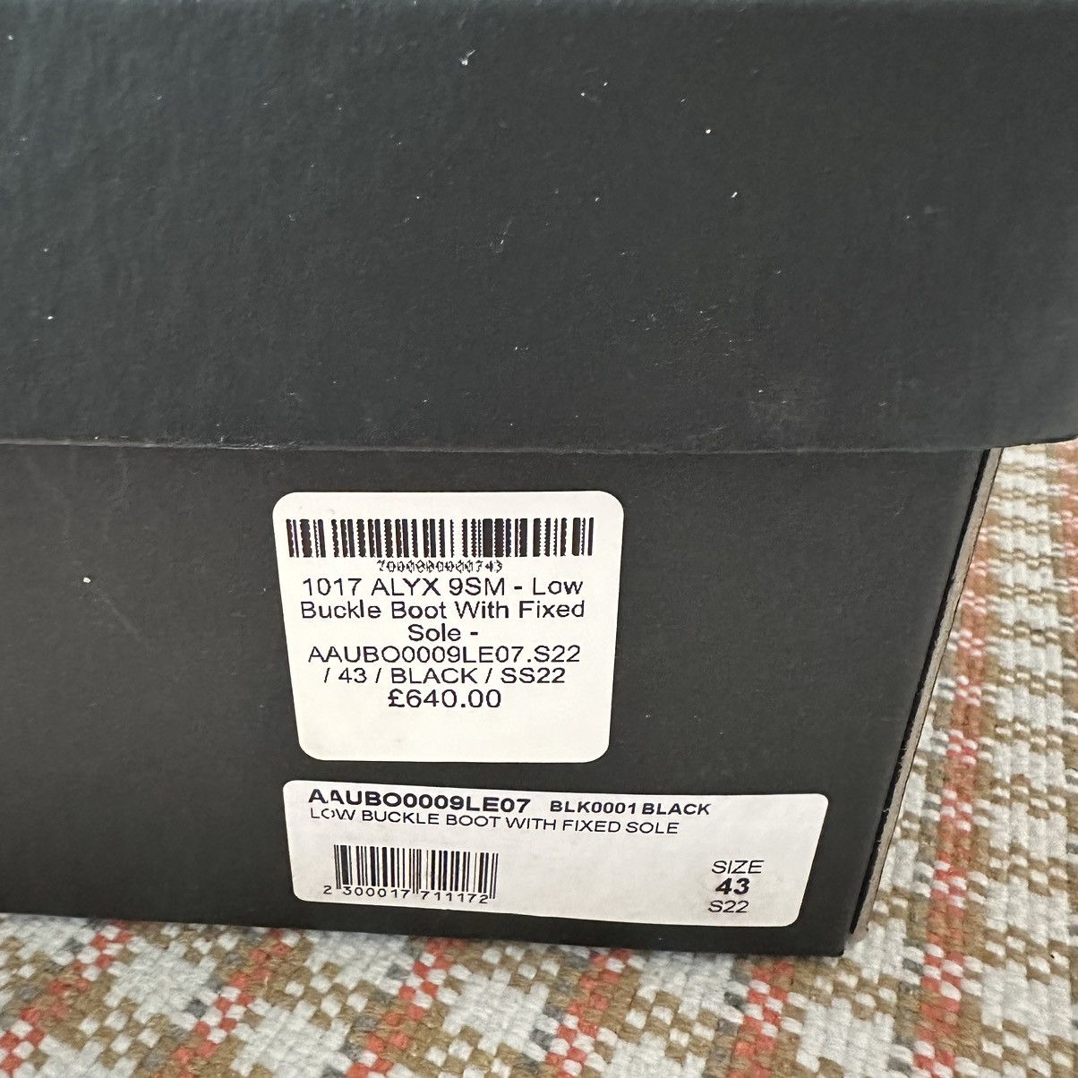 1017 ALYX 9SM × Alyx × Vibram 1017 ALYX 9SM Buckle Chelsea Boots with Vibram Sole Size US 10 / EU 43 - 8 Thumbnail