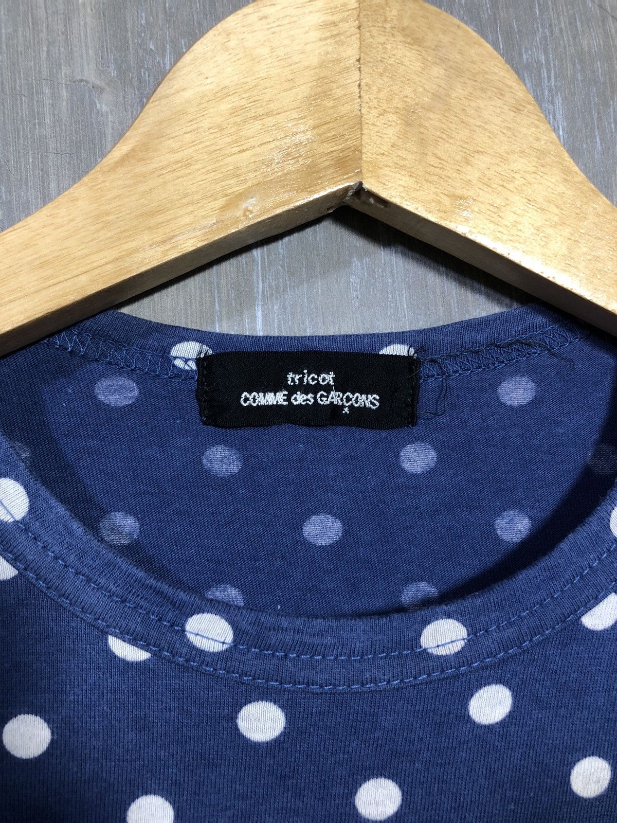 Tricot Comme Des Garcons AD2007 Polkadot Tshirt