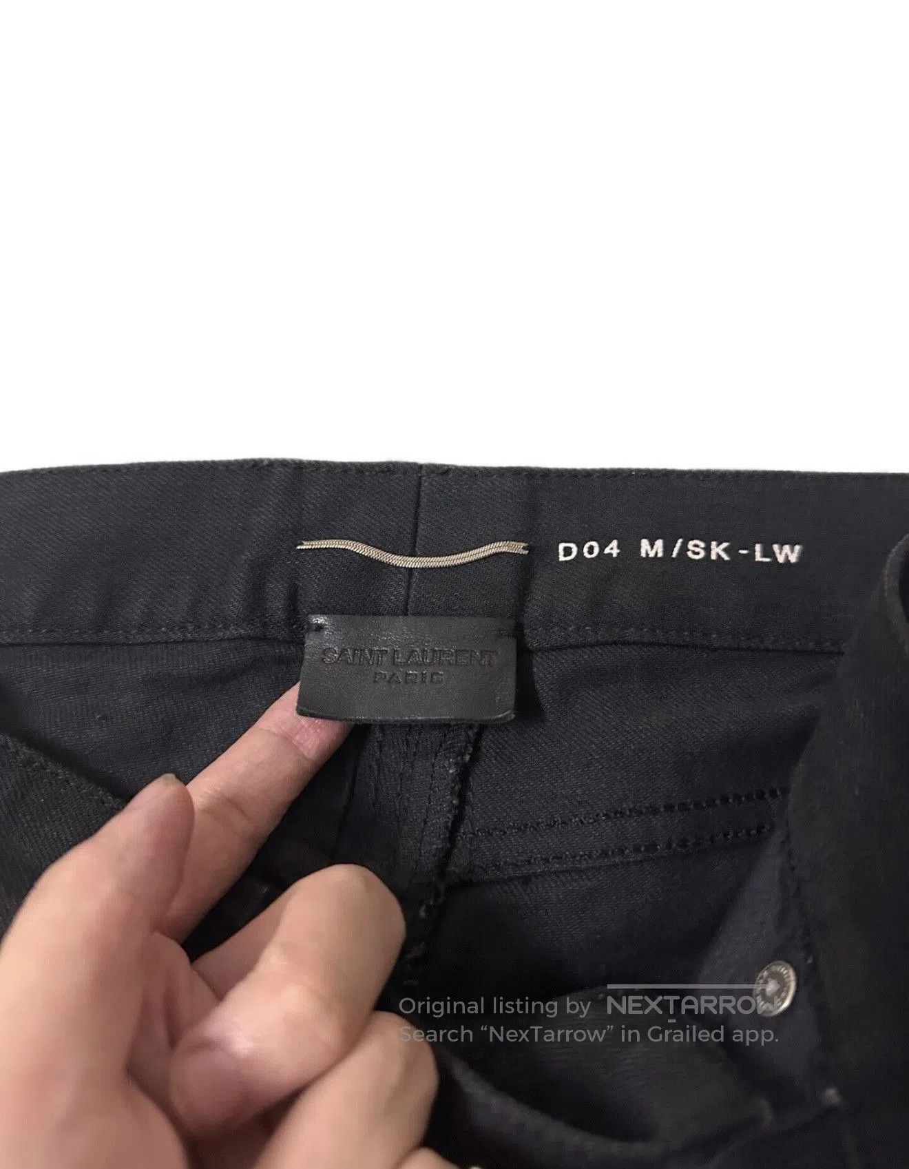 Saint Laurent Paris Saint Laurent biker pants 14fw . Size US 30 / EU 46 - 5 Thumbnail