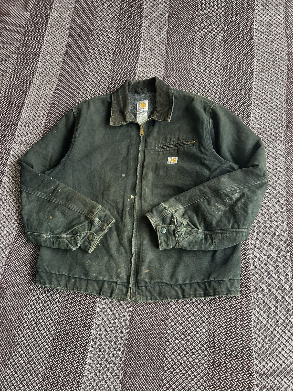 Carhartt Vintage Carhartt Detroit Jacket Workwear Distressed Size XL Size US XL / EU 56 / 4 - 9 Thumbnail