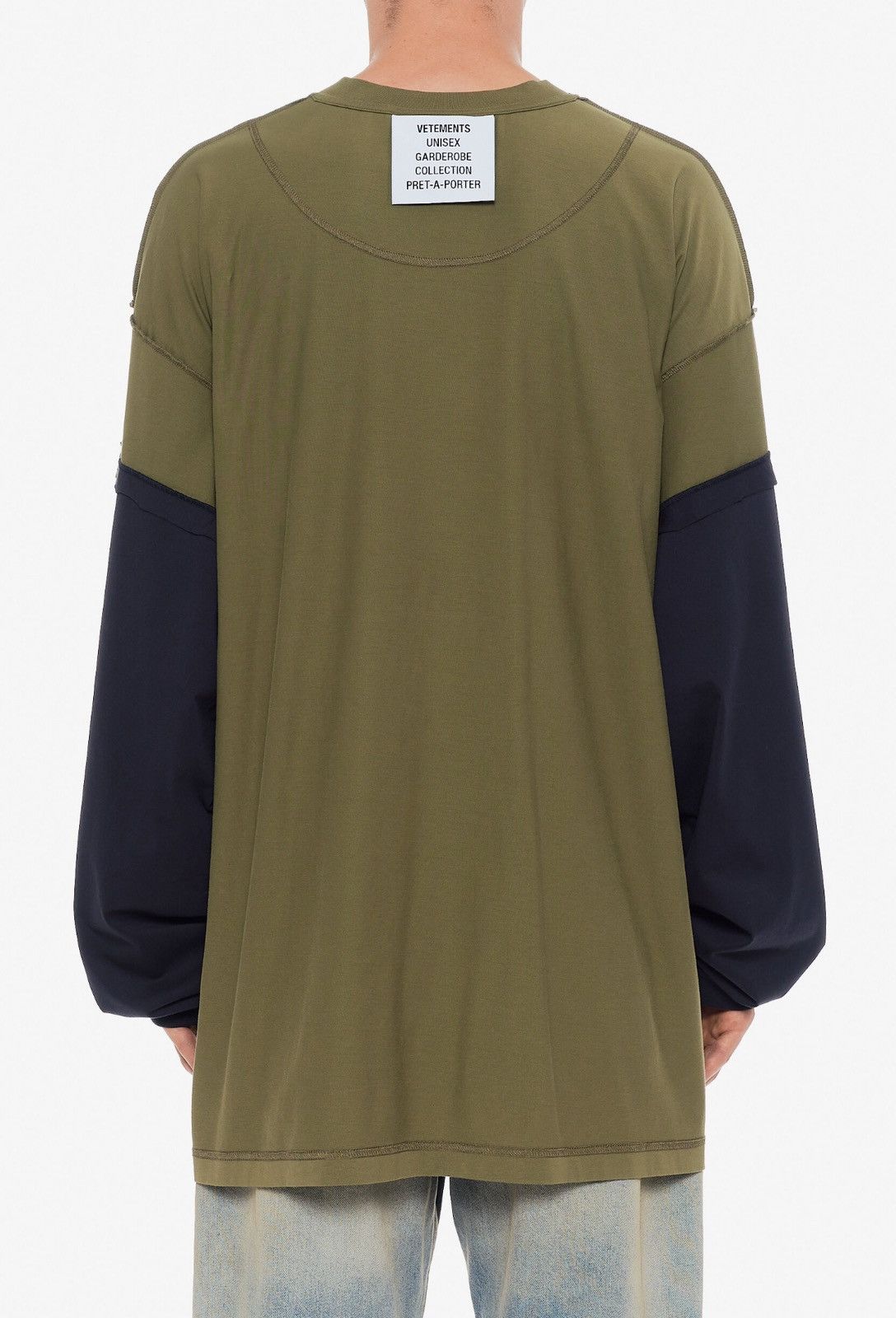 Designer × Vetements Last Size Vetements Oversized V-Neck Cotton Reglan Size US M / EU 48-50 / 2 - 2 Thumbnail
