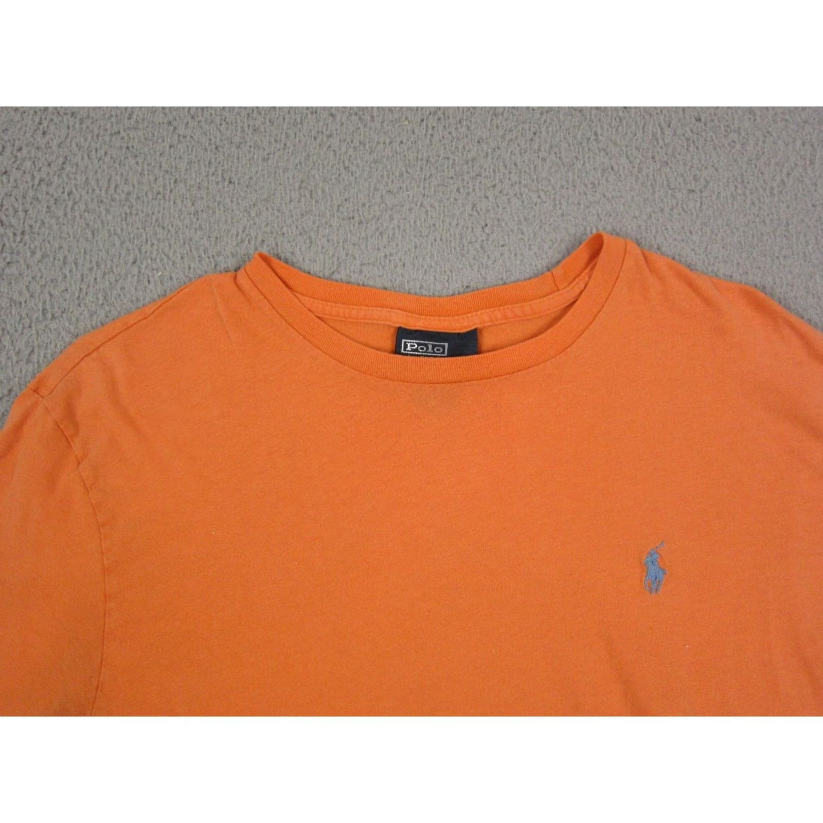 Polo Ralph Lauren Polo Ralph Lauren Shirt Mens Small Orange Blue Pony Short Sleeve Size US S / EU 44-46 / 1 - 2 Thumbnail
