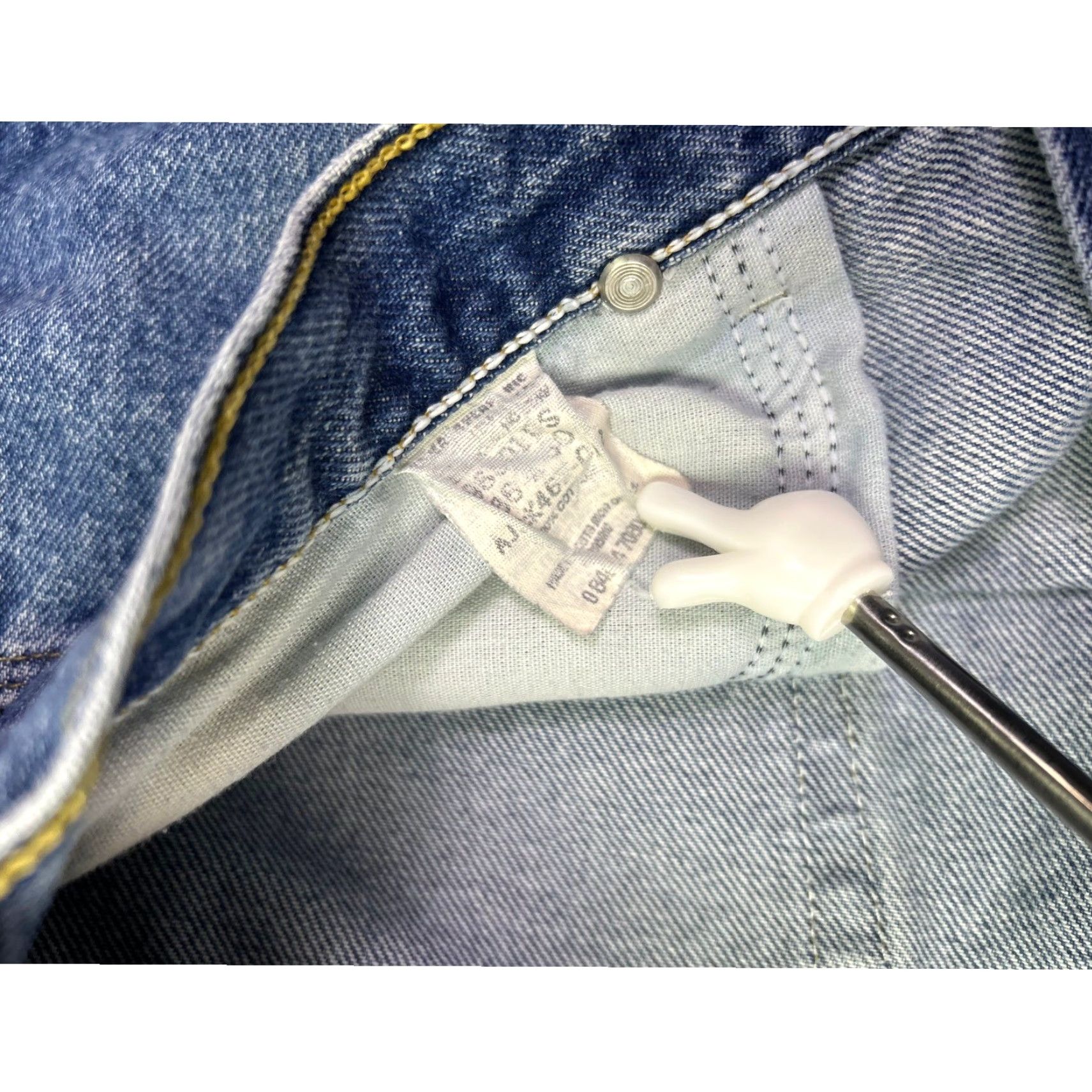 Wrangler VINTAGE Wrangler Jeans Men's Denim Straight Waist 34 Inseam 29 5-Pocket Utility Blue 90s Classic Relaxed Fit Size US 34 / EU 50 - 4 Thumbnail