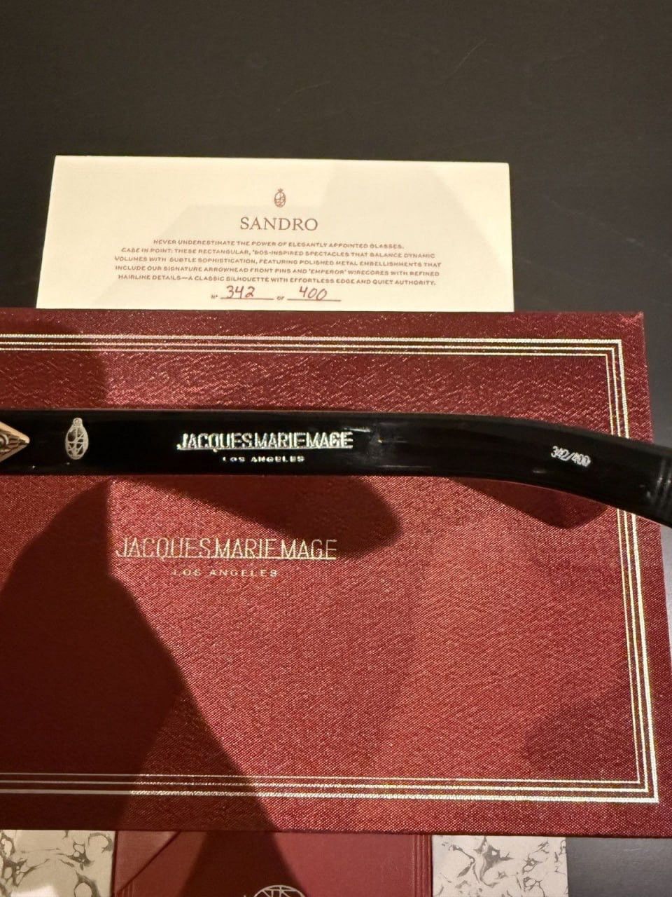 Jacques Marie Mage Jacques Marie Mage Sandro Sunglasses Size ONE SIZE - 5 Thumbnail