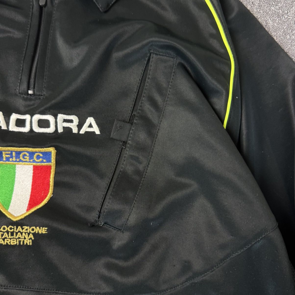 Diadora Diadora Italian Football Federation Referee Polo Shirt Size US XL / EU 56 / 4 - 7 Thumbnail