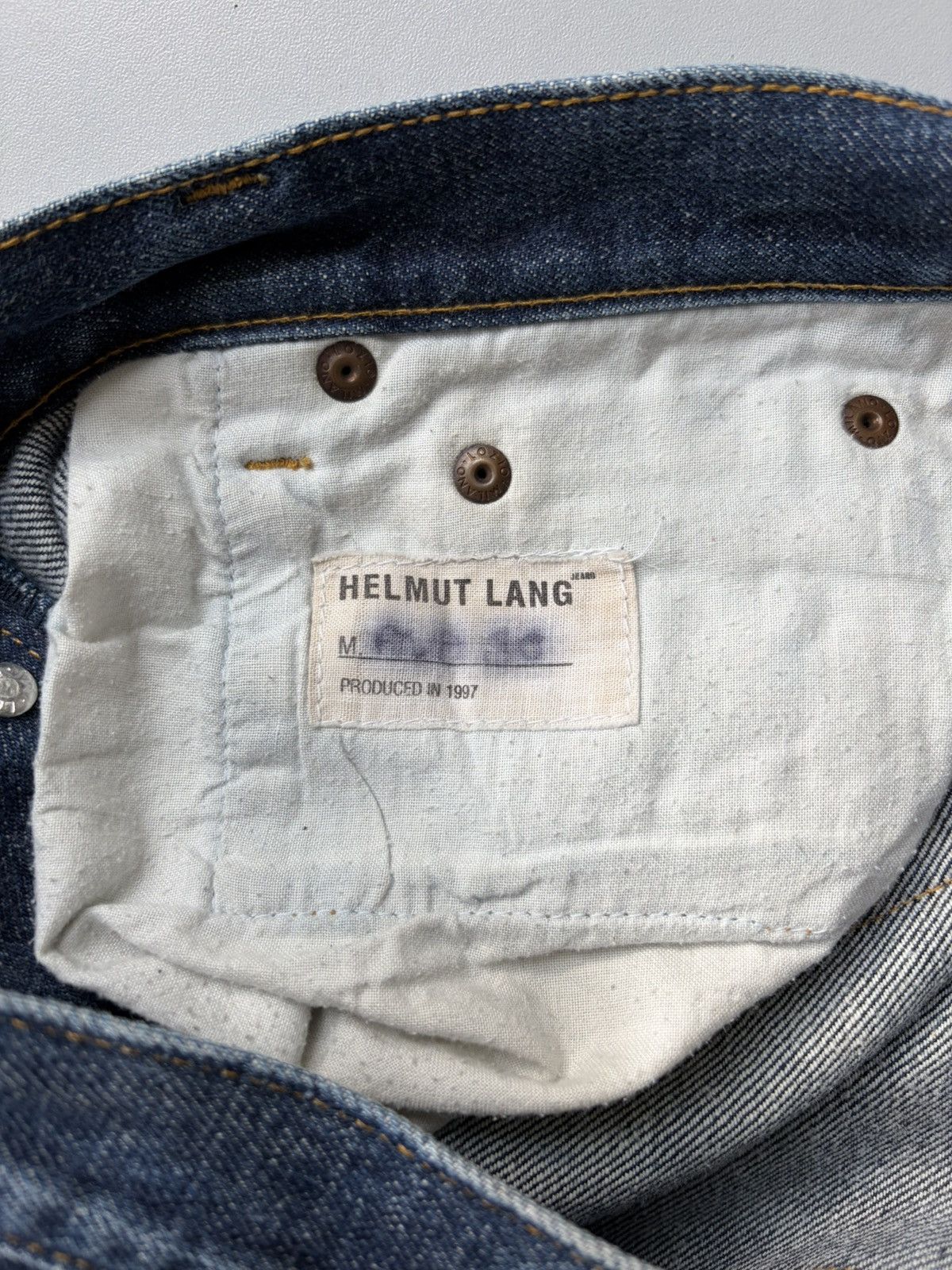 Helmut Lang Archive Helmut Lang AW97 raw denim jeans Size US 30 / EU 46 - 3 Thumbnail