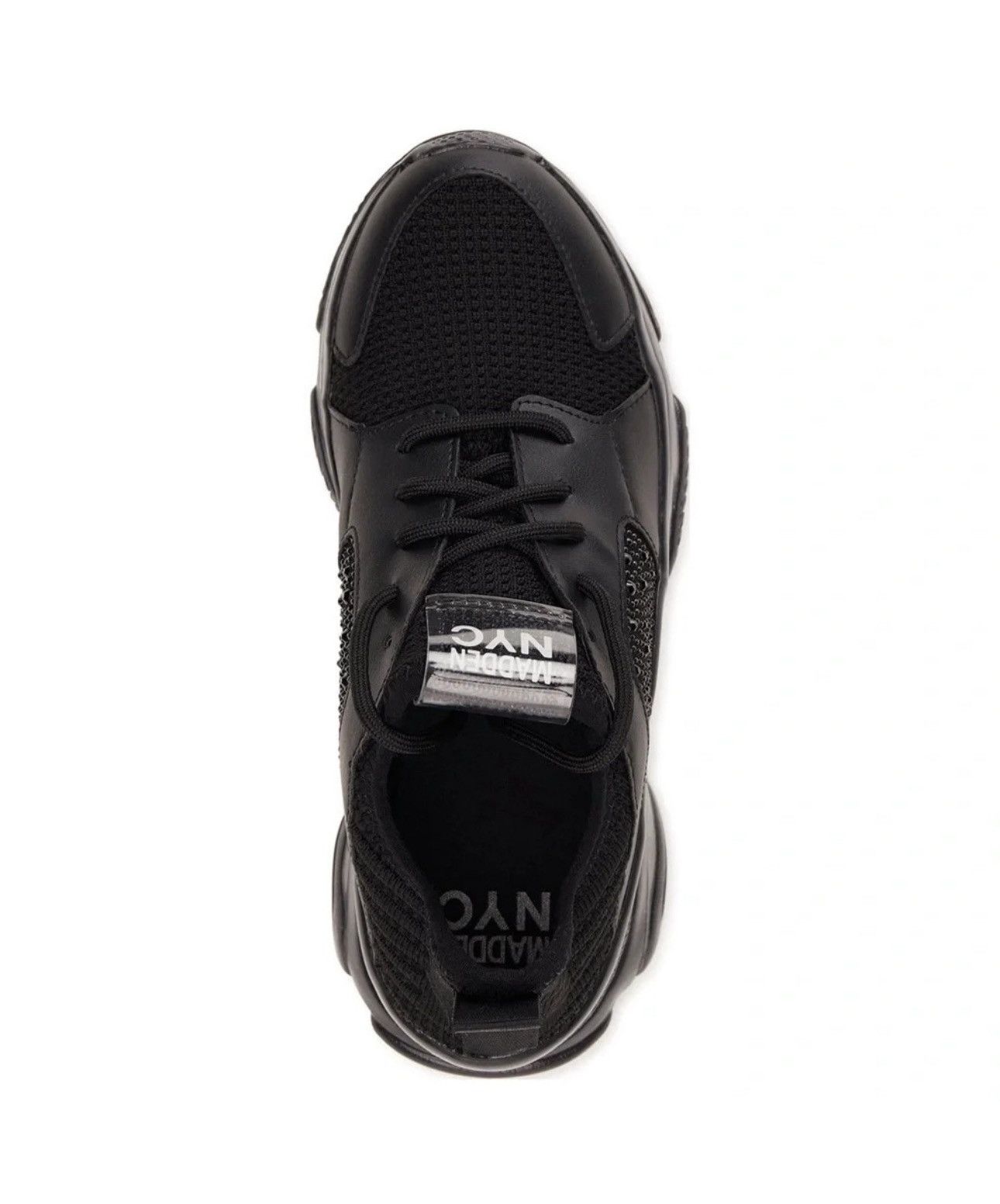 Designer × Steve Madden Madden NYC Vance Women's Rhinestone Athletic Sneakers SZ 6 Size US 6 / IT 36 - 3 Thumbnail