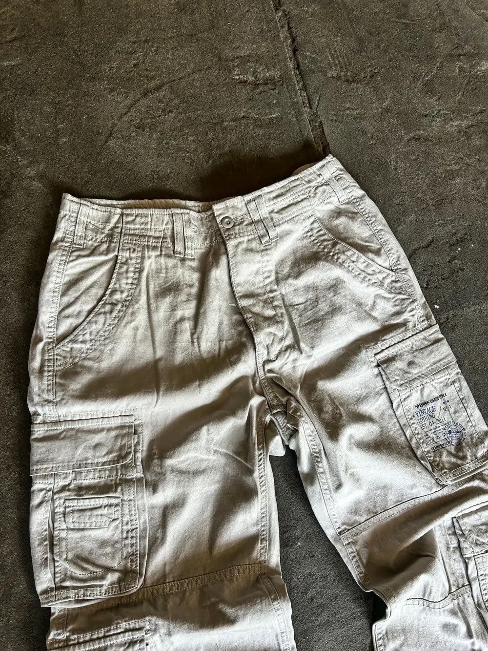 If Six Was Nine × Japanese Brand × Yohji Yamamoto VTG Yohji Yamamoto Junya Watanabe Style Bondage Cargo Pants Size US 32 / EU 48 - 4 Thumbnail