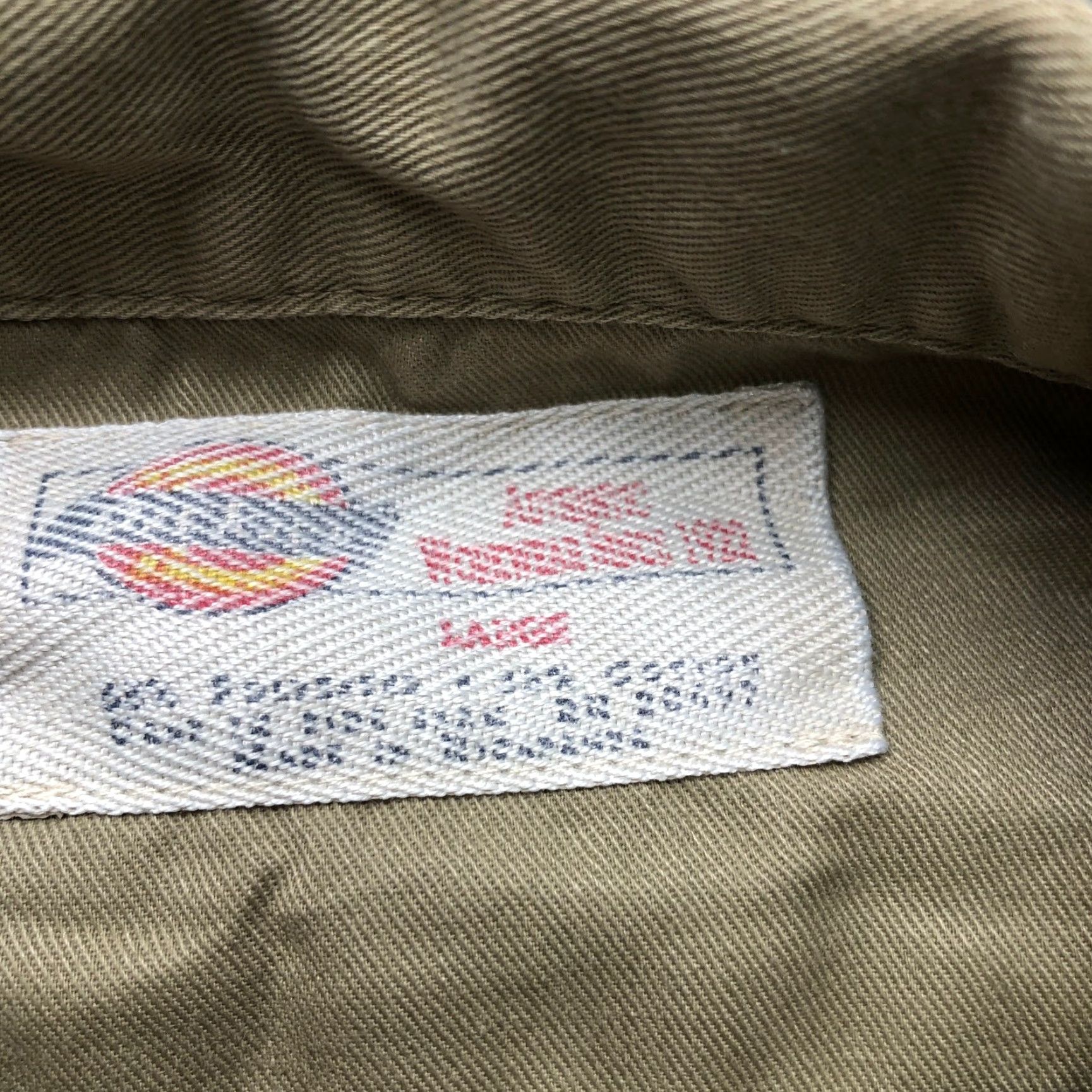 Dickies VINTAGE Dickies Twill Workwear Button Up Shirt Men L Short Sleeve Logo Brown Size US L / EU 52-54 / 3 - 3 Thumbnail