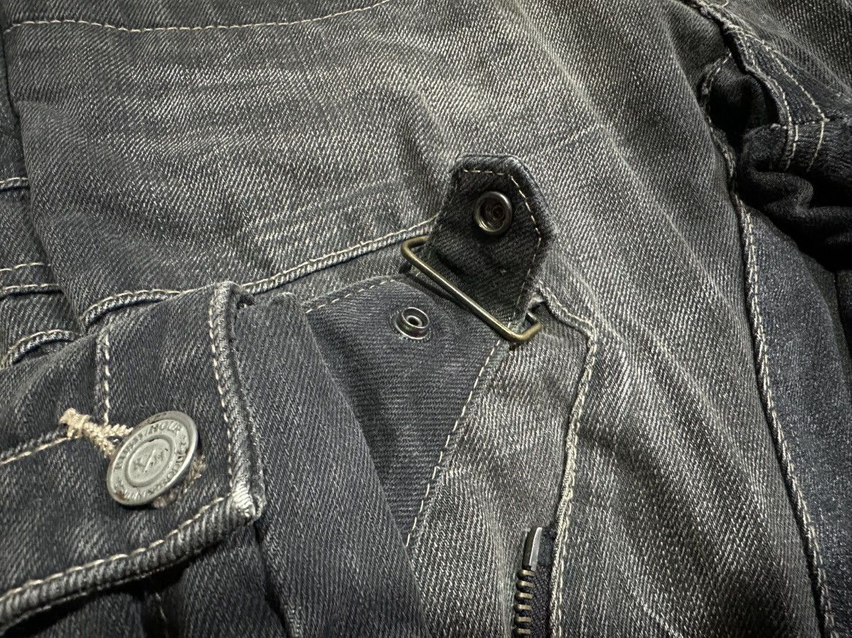 Japanese Brand × Le Grande Bleu (L.G.B.) × PPFM 🔥Sick Y2K PPFM Cargo Black Denim Detachable 3D Pockets Size US 30 / EU 46 - 15 Thumbnail