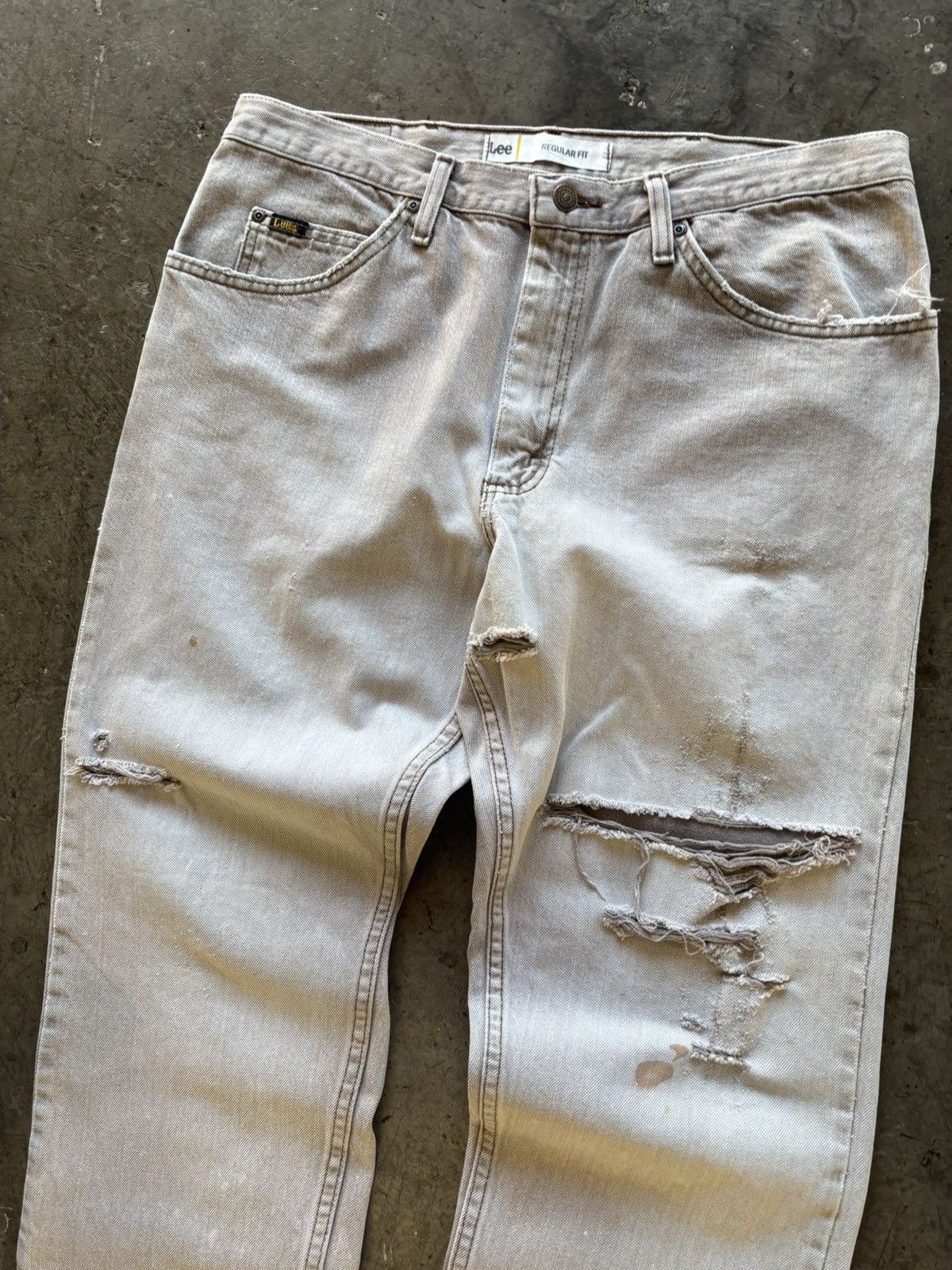 Lee Vintage Lee Distressed Pants Size US 36 / EU 52 - 2 Thumbnail