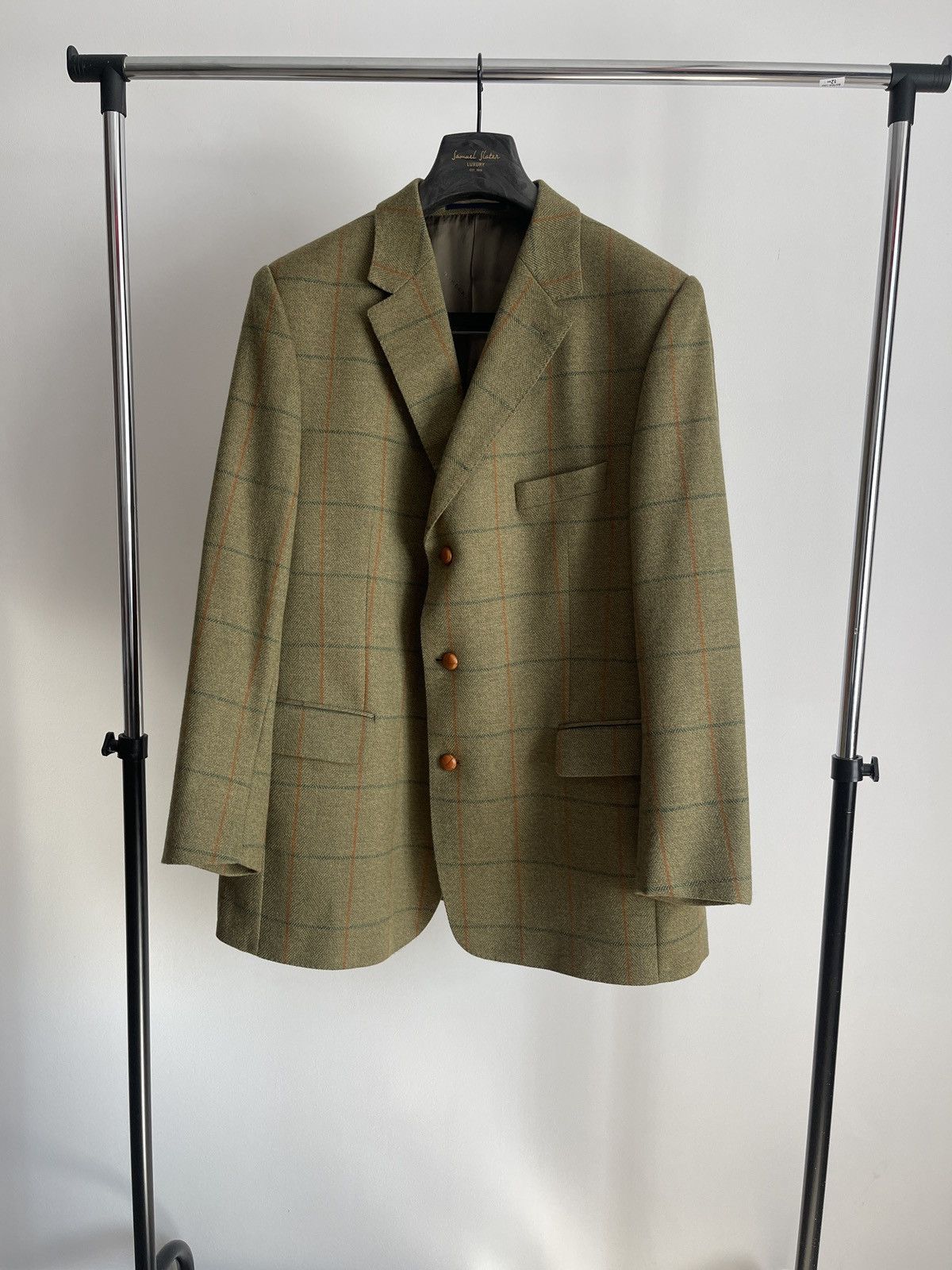 Burberry Vintage Burberry blazer classic jacket wool sport coat Size 48R - 1 Thumbnail