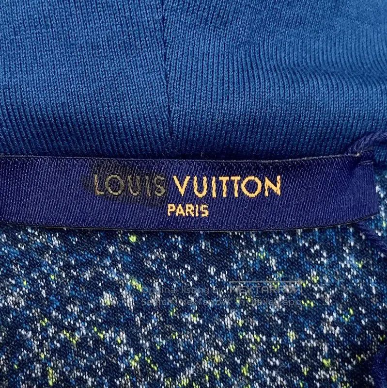 Louis Vuitton Louis Vuitton Blue Hooded Jacket for Men . Size US L / EU 52-54 / 3 - 5 Thumbnail