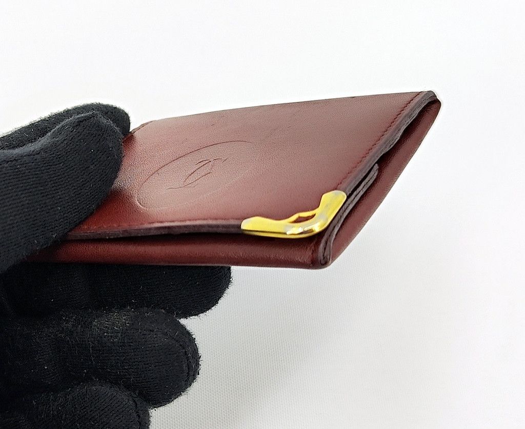 Cartier CARTIER burgundy full leather button coin case Size ONE SIZE - 6 Thumbnail