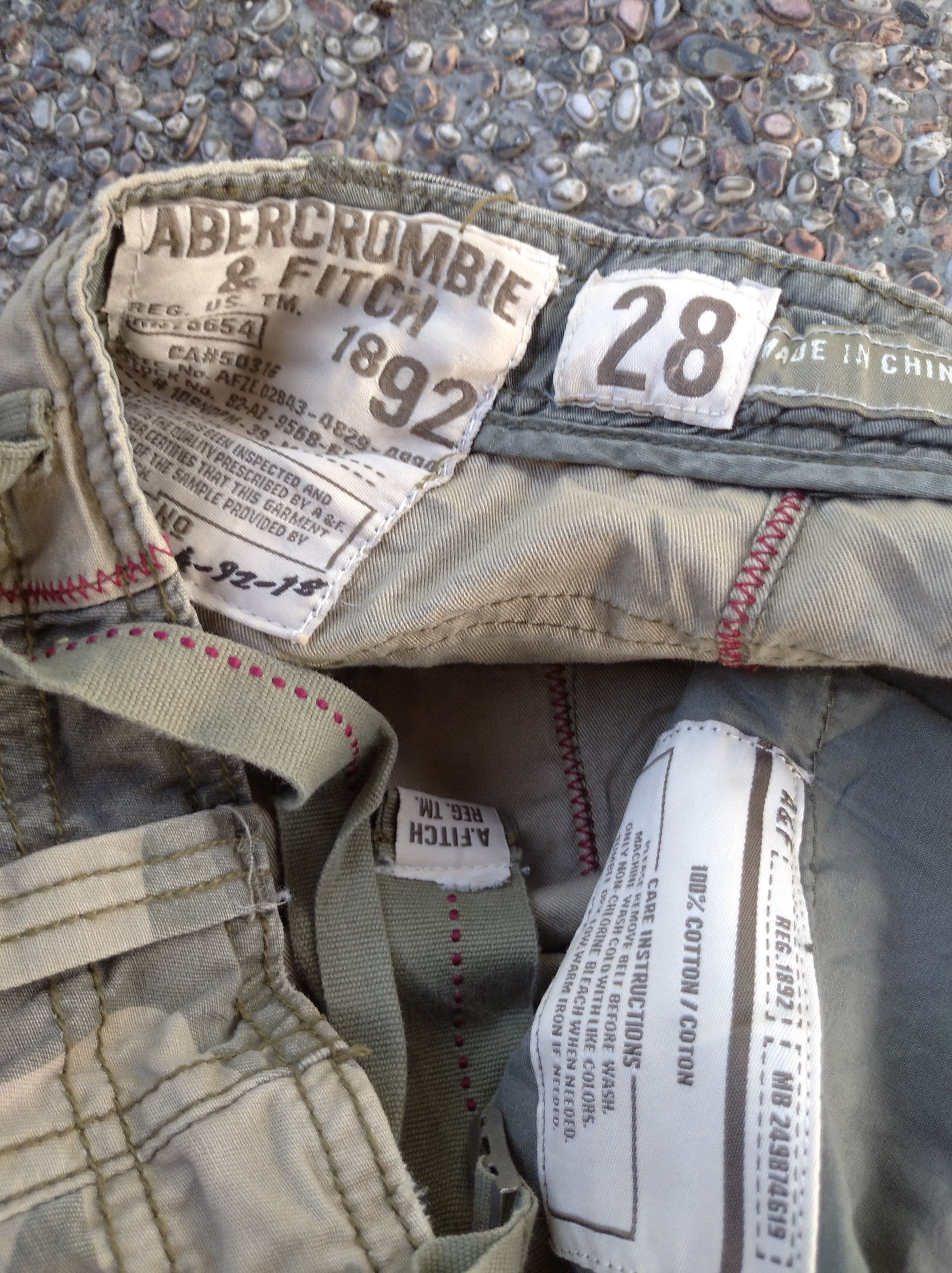 Abercrombie & Fitch Abercrombie & Fitch Paratrooper Military Camo Pants Means. Size US 29 - 9 Thumbnail