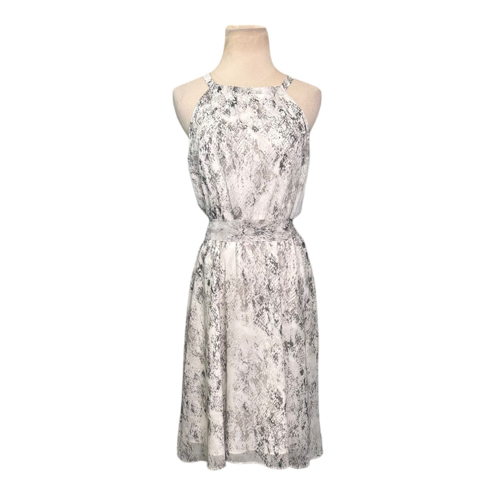 Banana Republic Banana Republic snake print sleeveless belted dress size 4 Size S / US 4 / IT 40 - 10 Thumbnail
