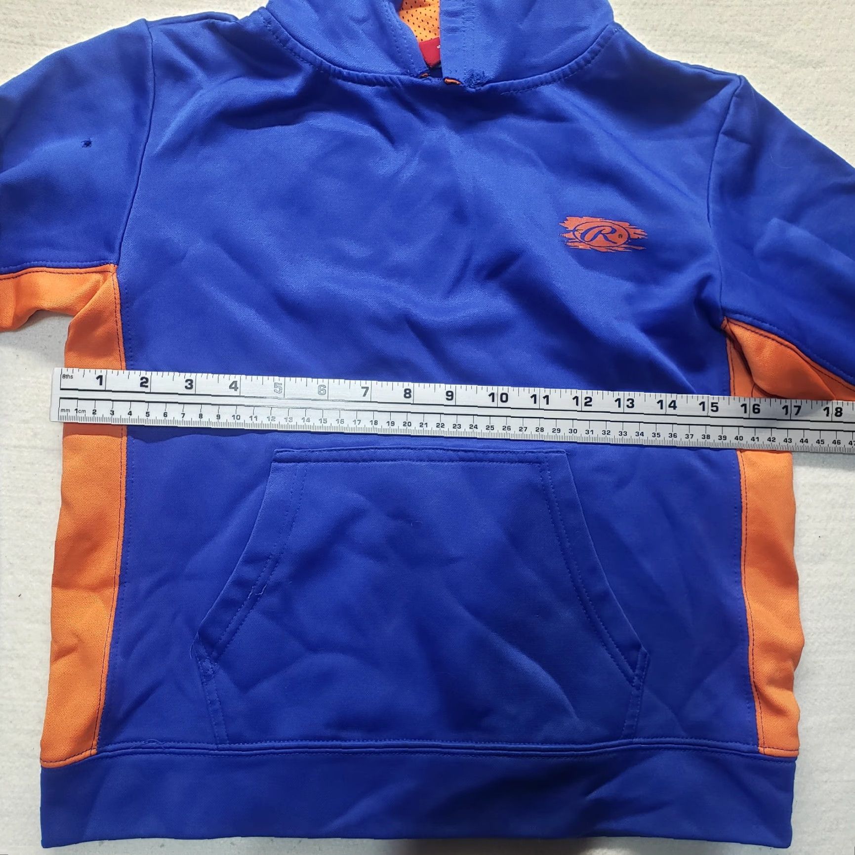 Vintage Rawlings Performance Hoodie Boys S Blue Small Fleece Training Shirt Cross Gym 90s Mens Size US S / EU 44-46 / 1 - 5 Thumbnail