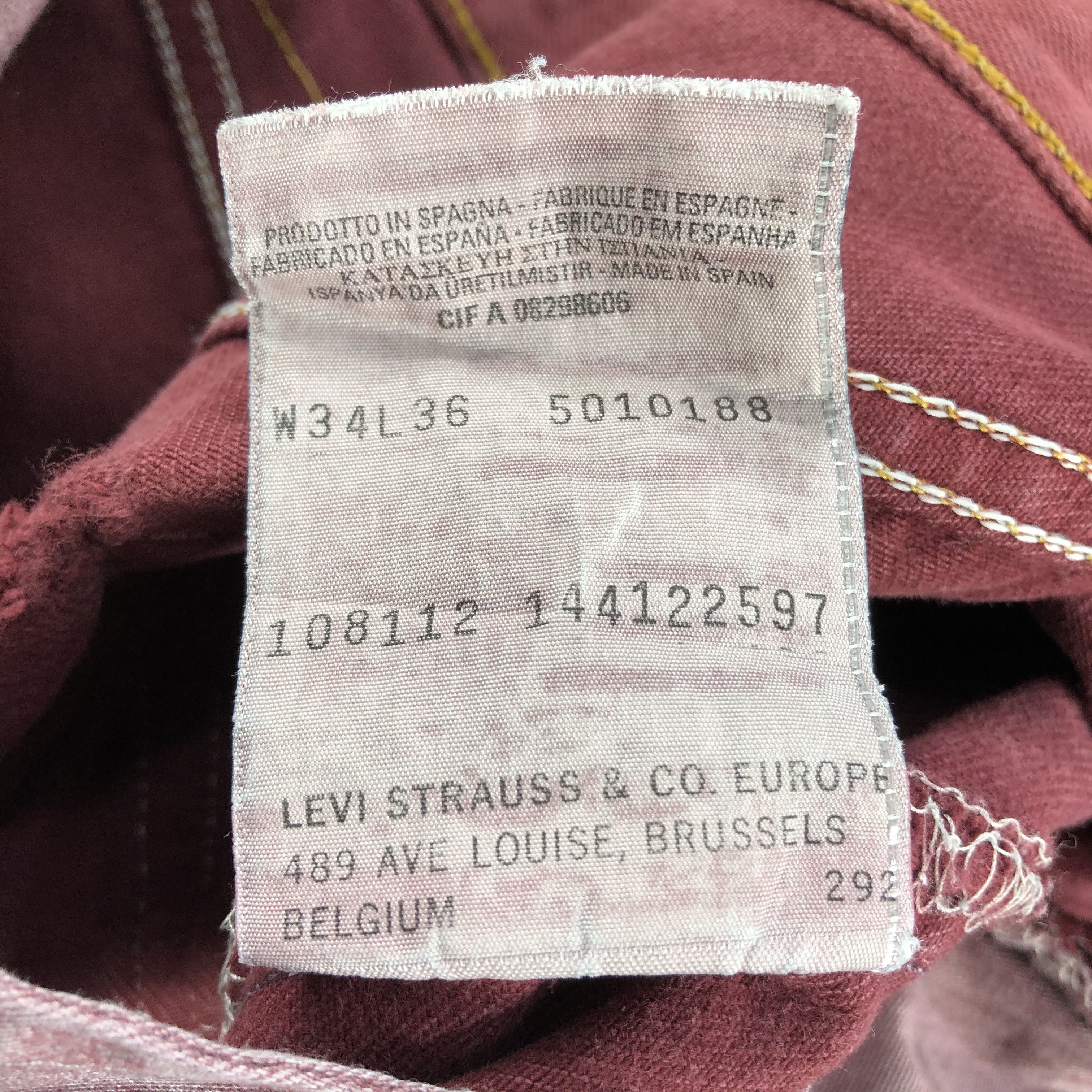 Levi's × Vintage Vintage 90s Levis 501 Jeans-JM2563 Size US 34 / EU 50 - 15 Thumbnail