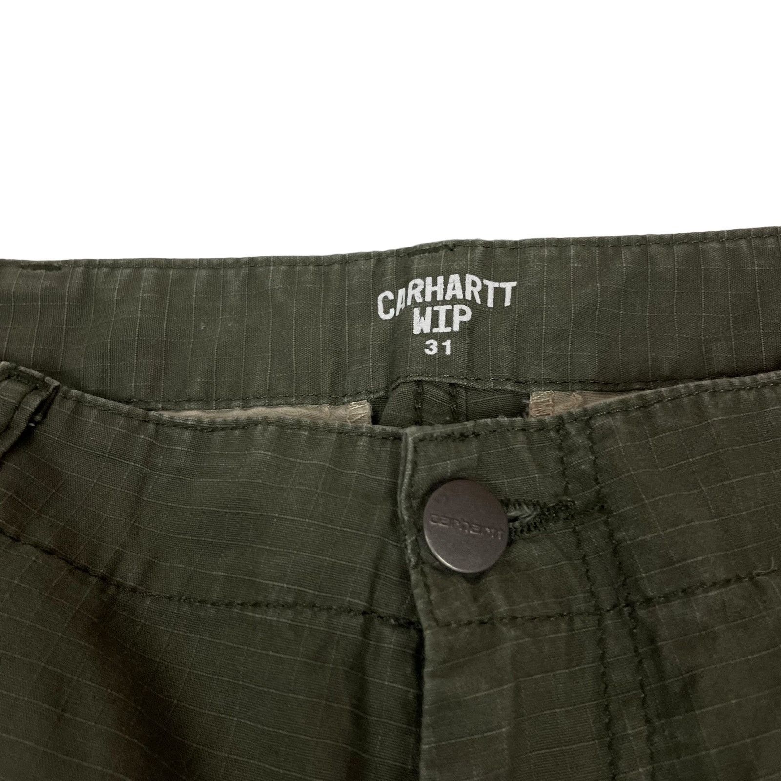 Carhartt Carhartt WIP Men's Olive Green Regular Fit Cargo Shorts 31 Size US 31 - 5 Thumbnail