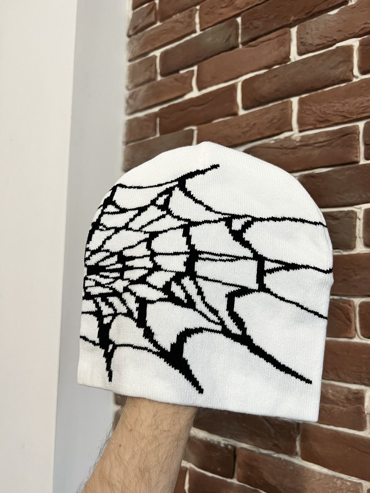 Spyder Vintage Y2k Spyder Spiderweb Spider Beanie Alternative Hype Size ONE SIZE - 1 Thumbnail